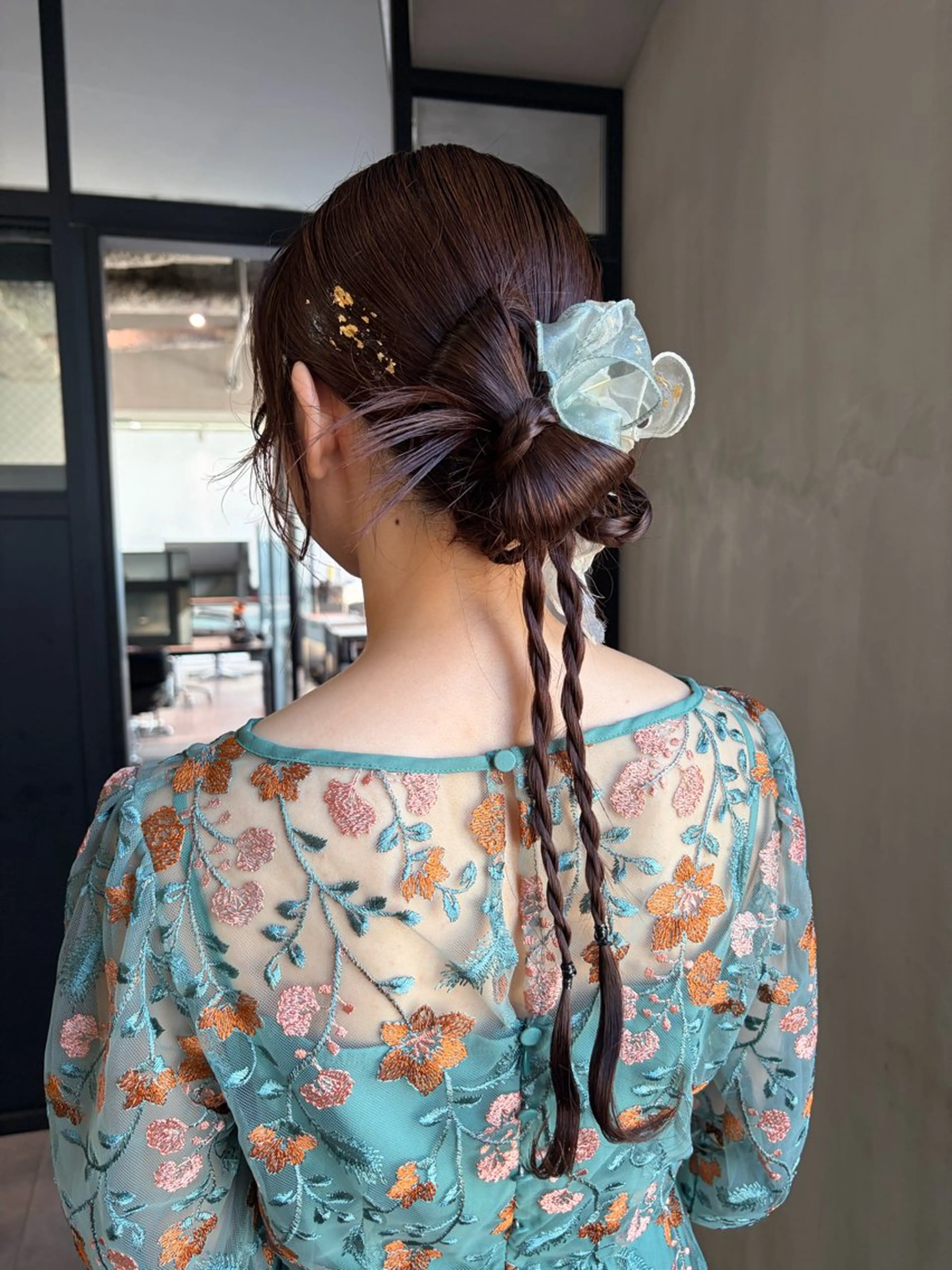 ヘアアレンジ 縮毛矯正 ショート さくらのヘアスタイル