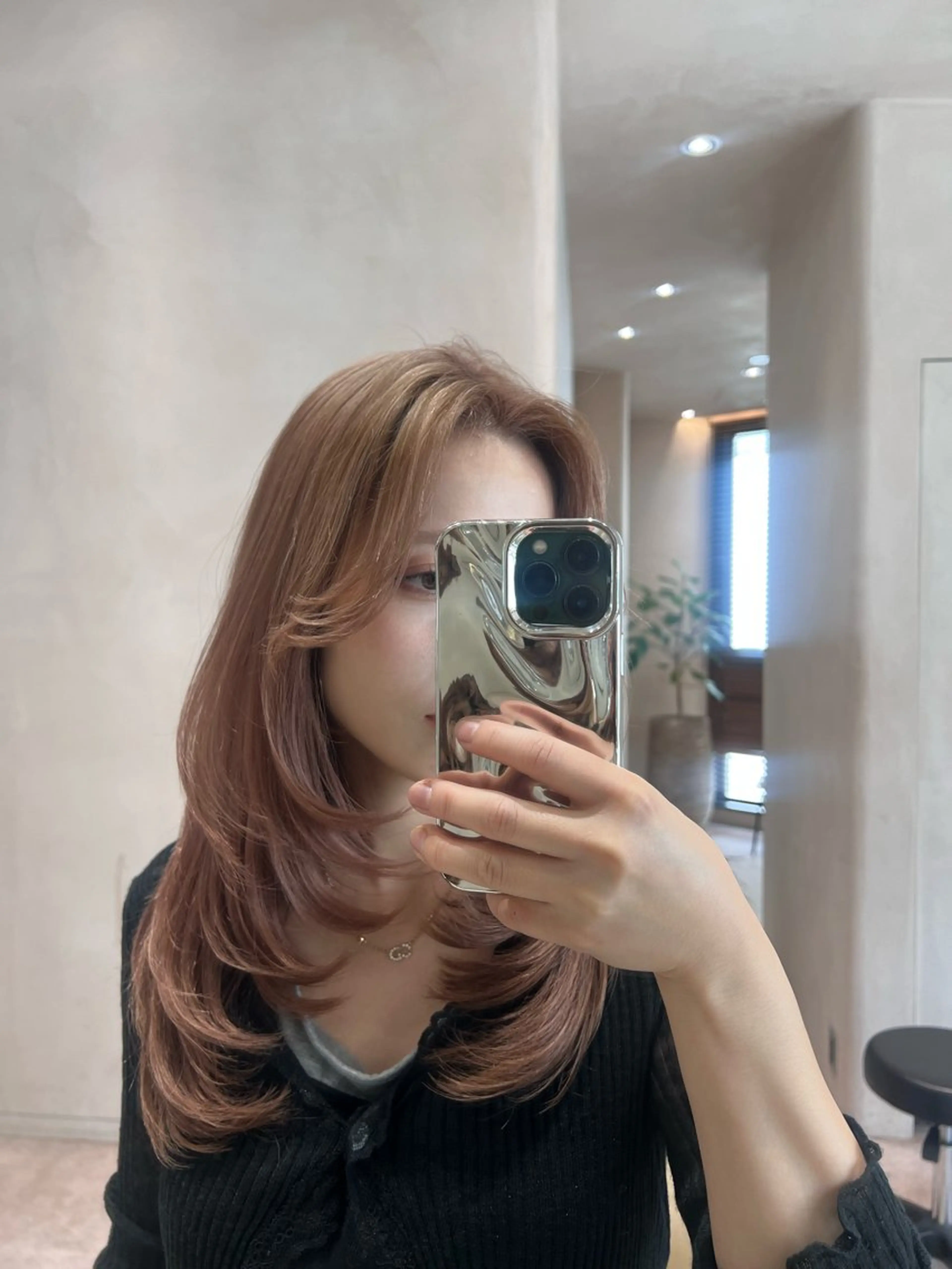 セミロング カラー 渋谷🎀透明感カラー レイヤー/mikuのヘアスタイル