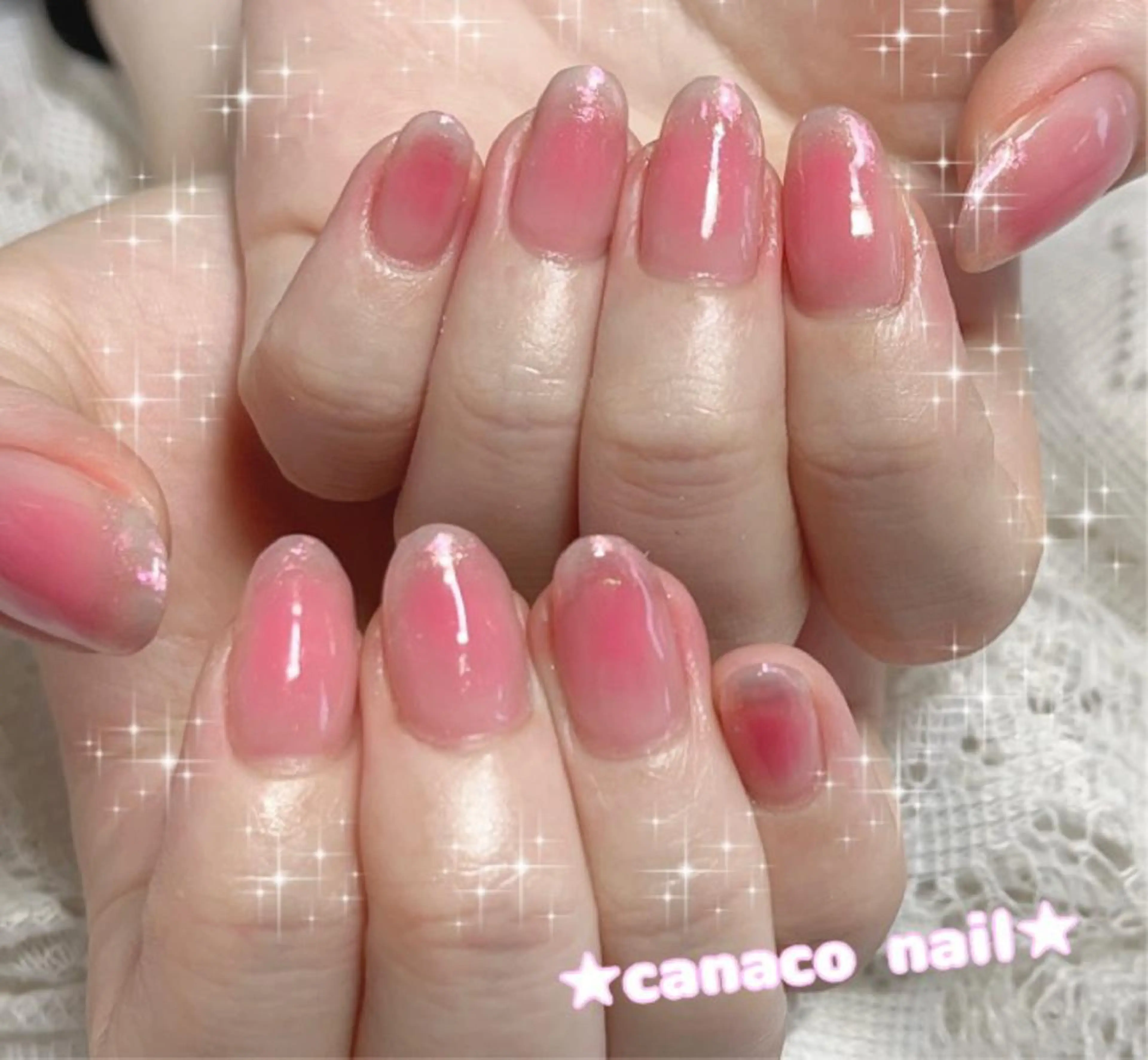 ネイル アートネイル オーロラネイル チークネイル フレンチネイル ジェルネイル ハンドネイル ハンドケア Felice所属・ベテランネイル cnc  nailのネイルデザイン