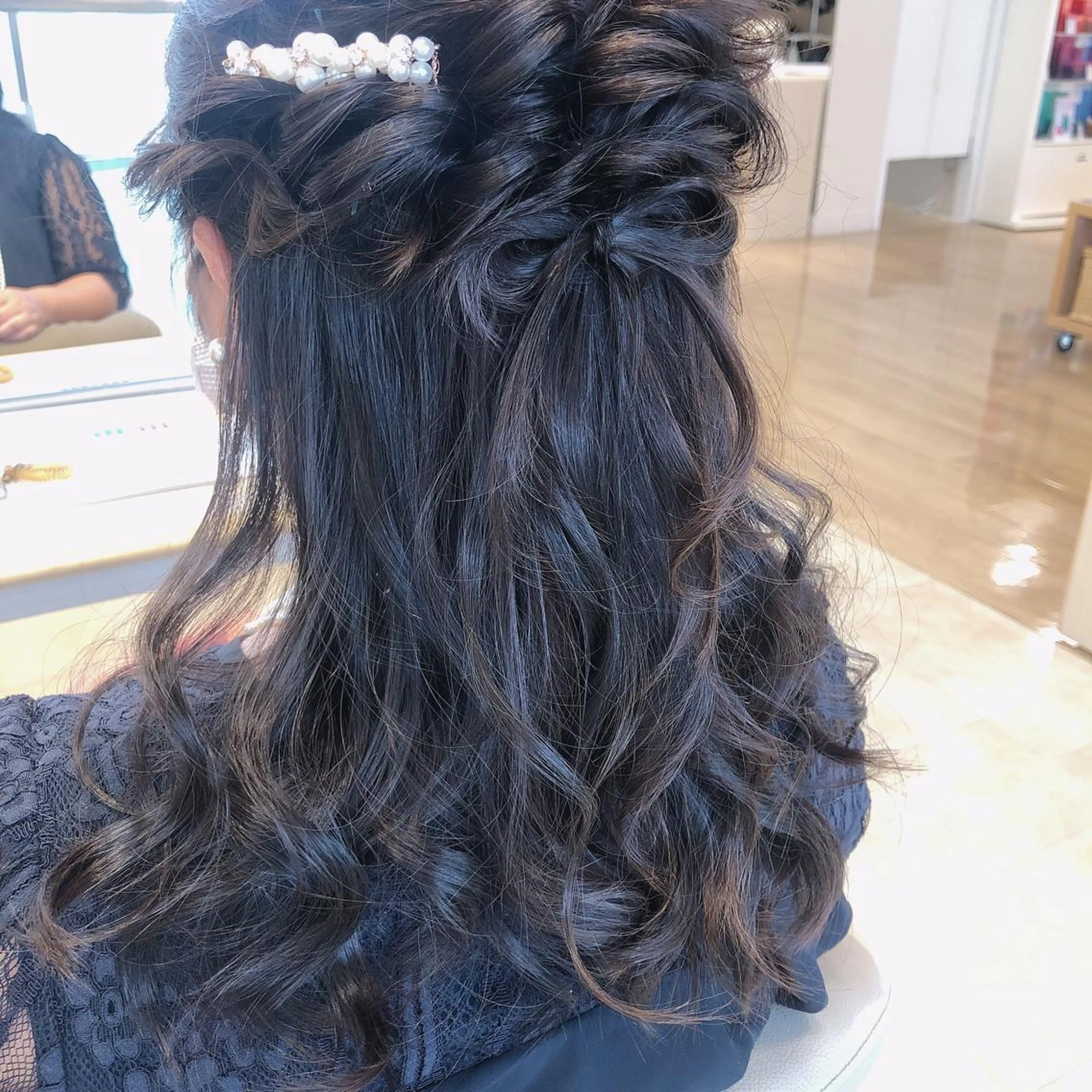 ロング ヘアアレンジ ヘアセット 盛れるレイヤーカット 得意🌹井上美沙のヘアスタイル