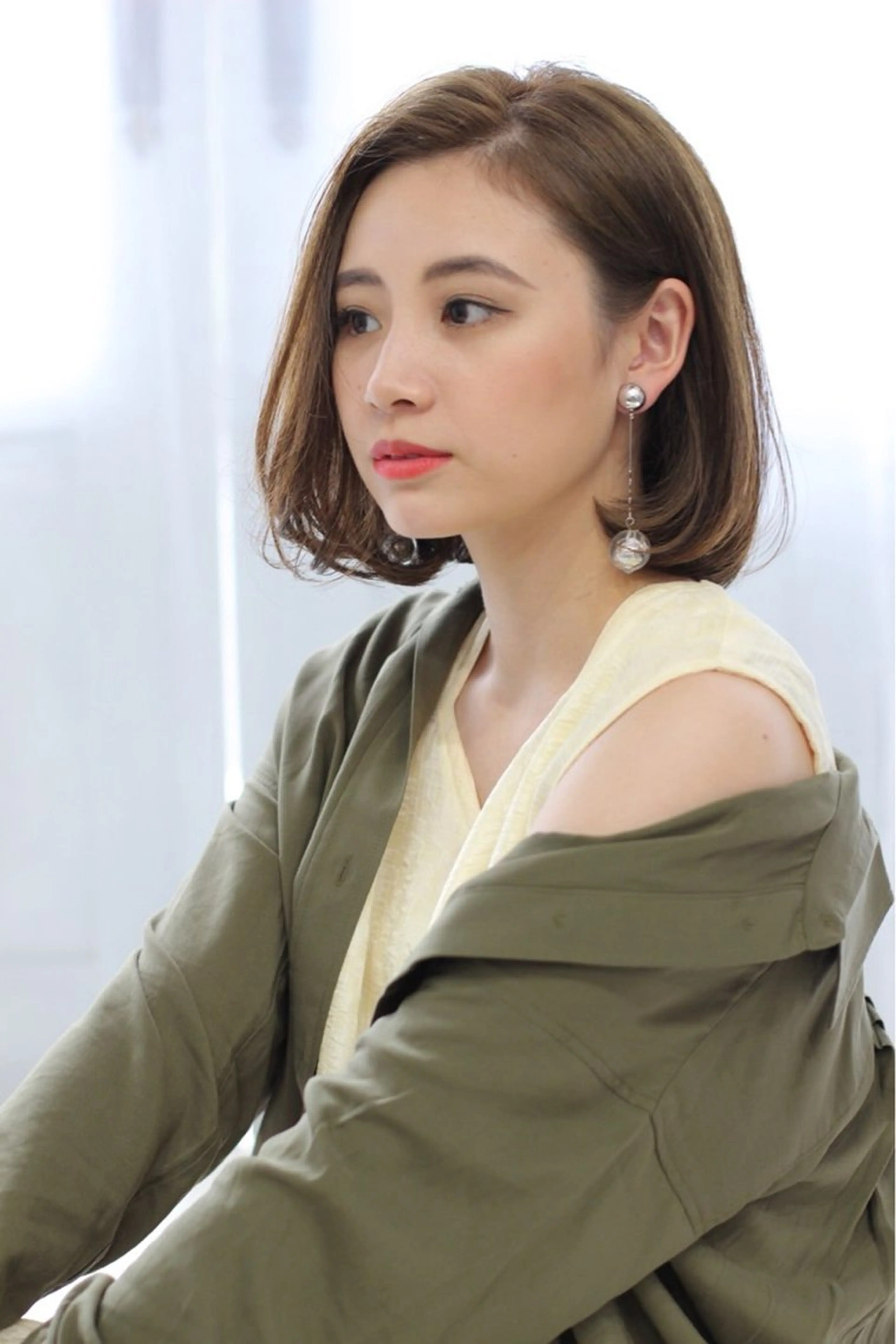 ショート カット パーマ トリートメント 朝海 咲希のヘアスタイル