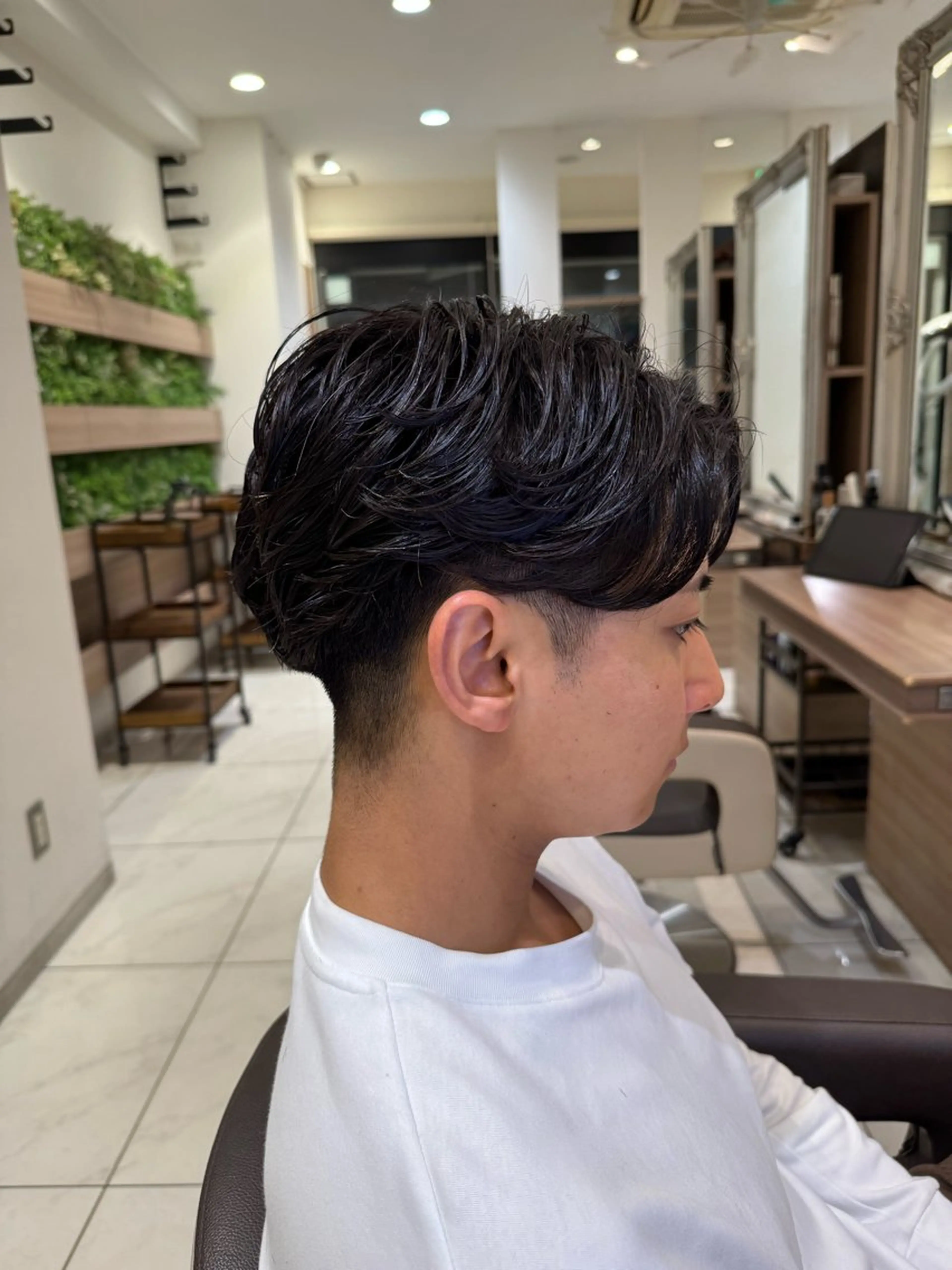 メンズ フェザーパーマ メンズパーマ カット パーマ メンズ特化💎/ 韓国風🇰🇷なぎとのヘアスタイル