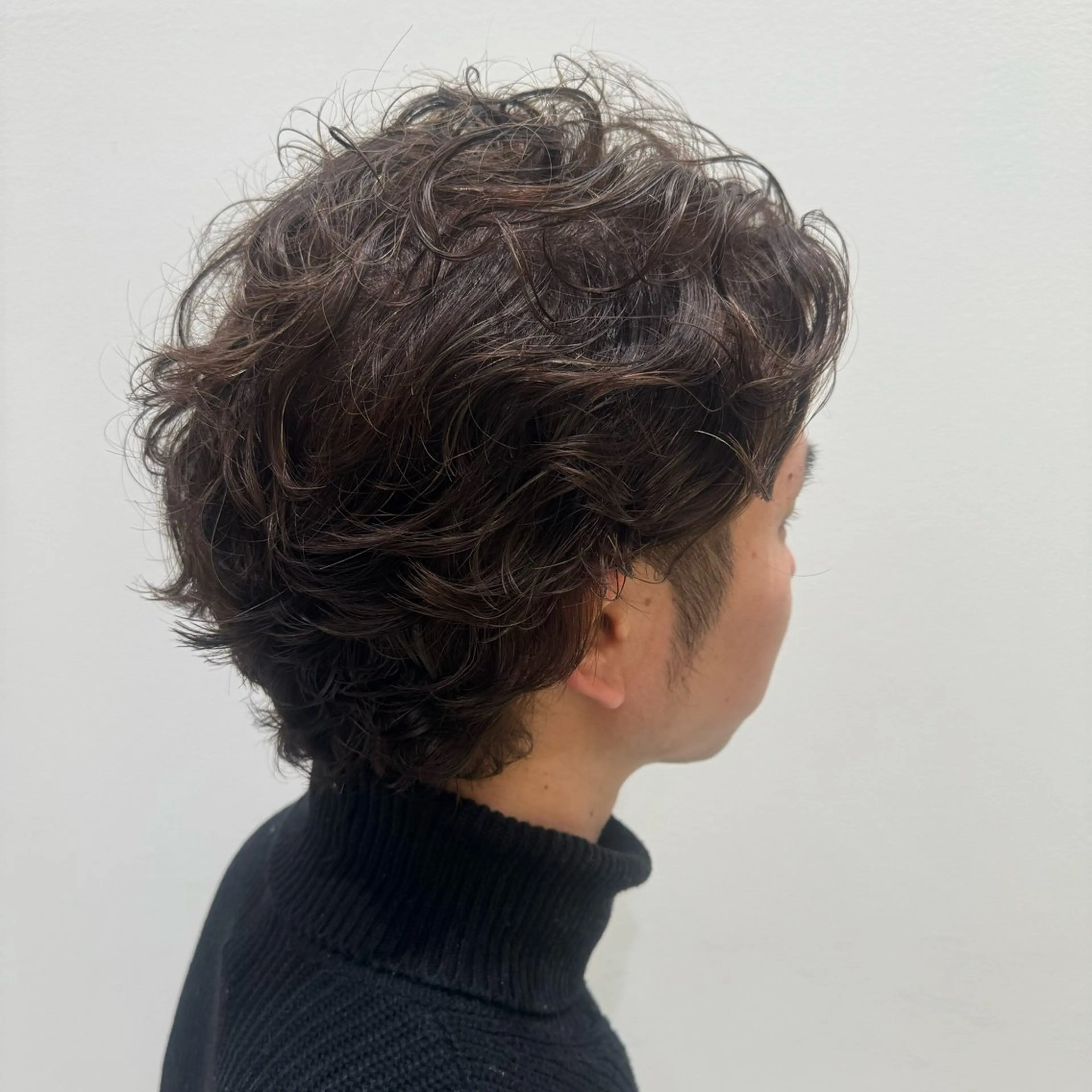 パーマ メンズ パーマ パーマモデル募集🌈 森脇帆南のヘアスタイル