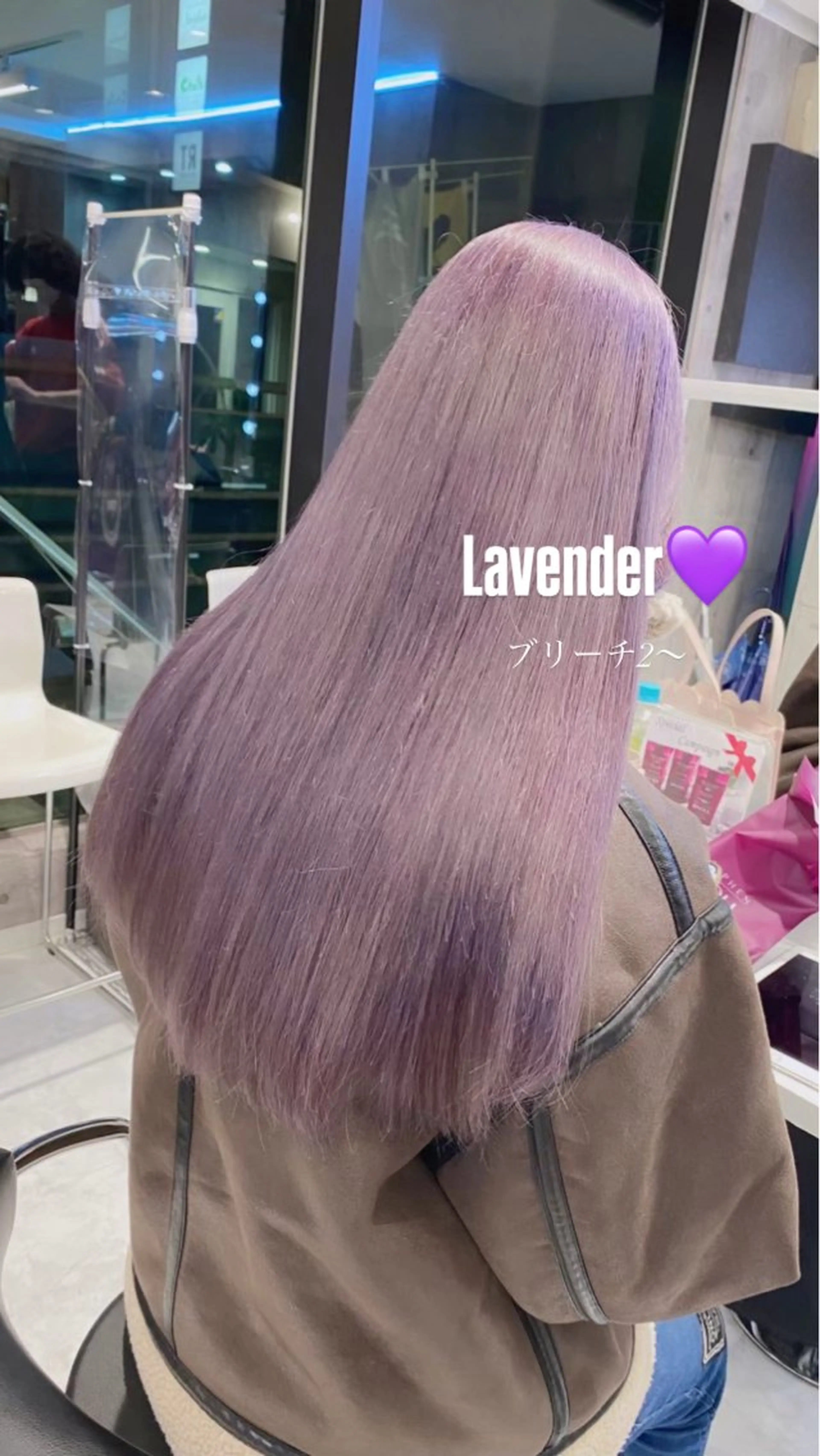 カラー ケアブリーチ/透明感 カラー🤍YURIAのヘアスタイル