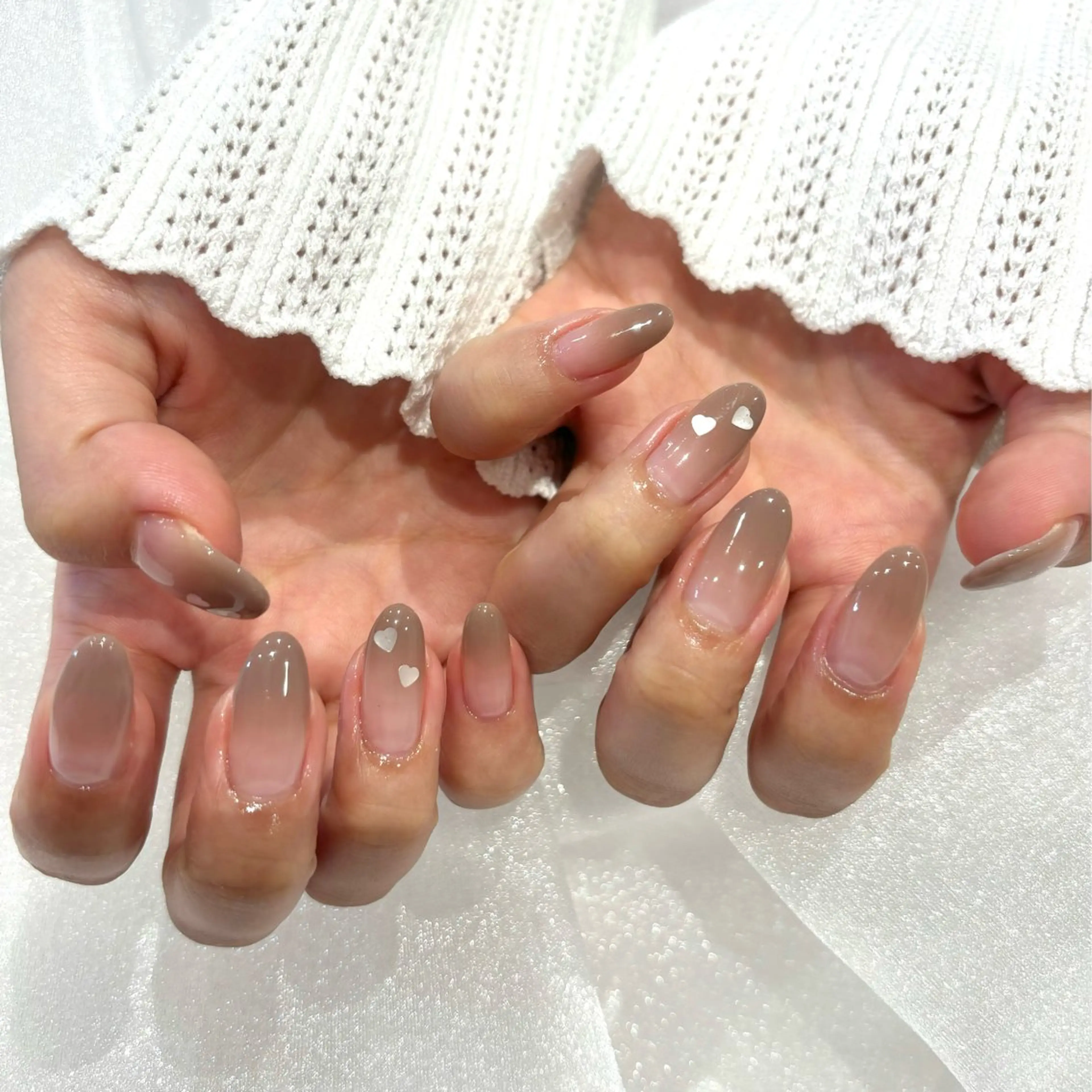 《オフ無し》フレンチネイルorカラーグラデーション🤍🪽パラジェル使用！の写真