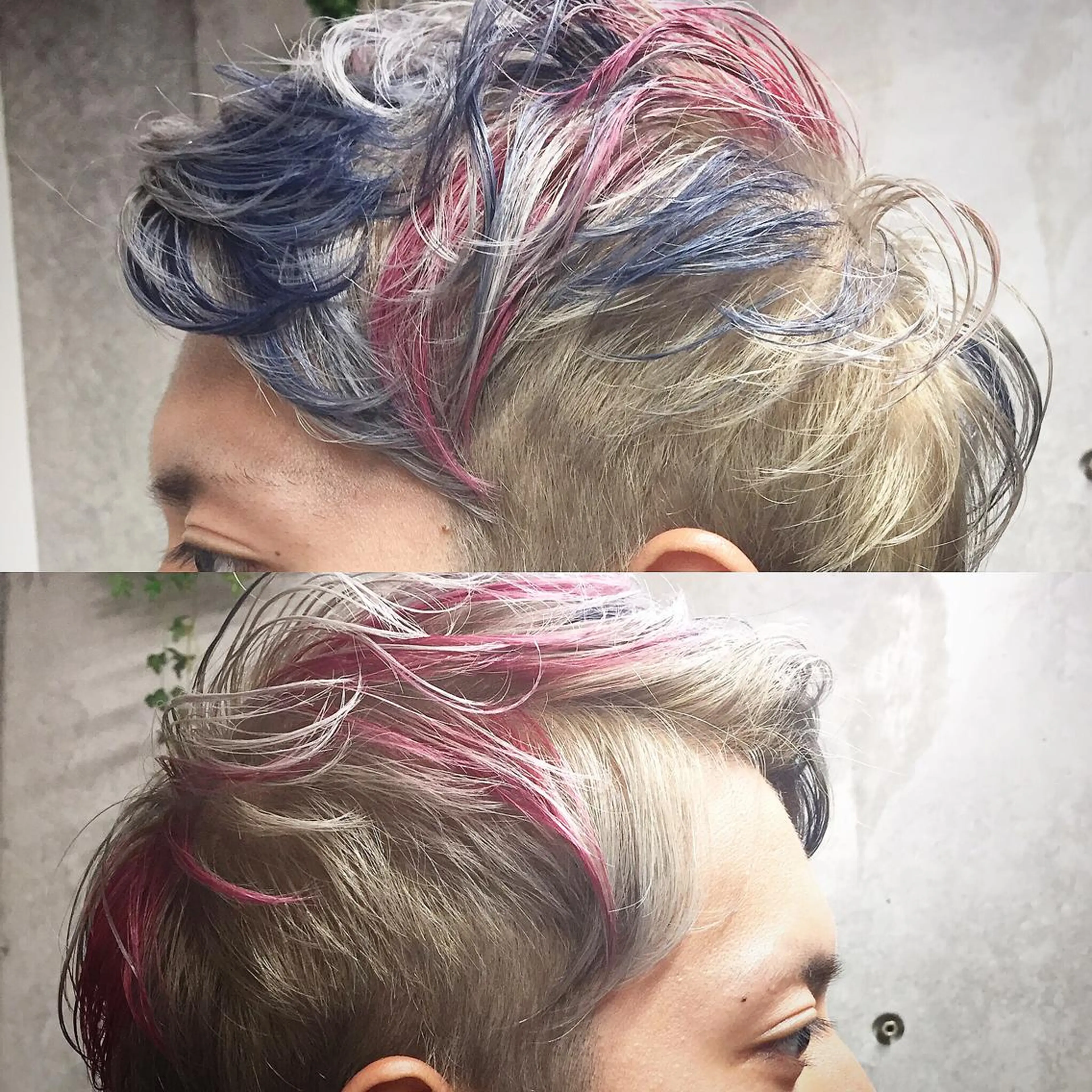 ショート カラー メンズ 及川 光のヘアスタイル