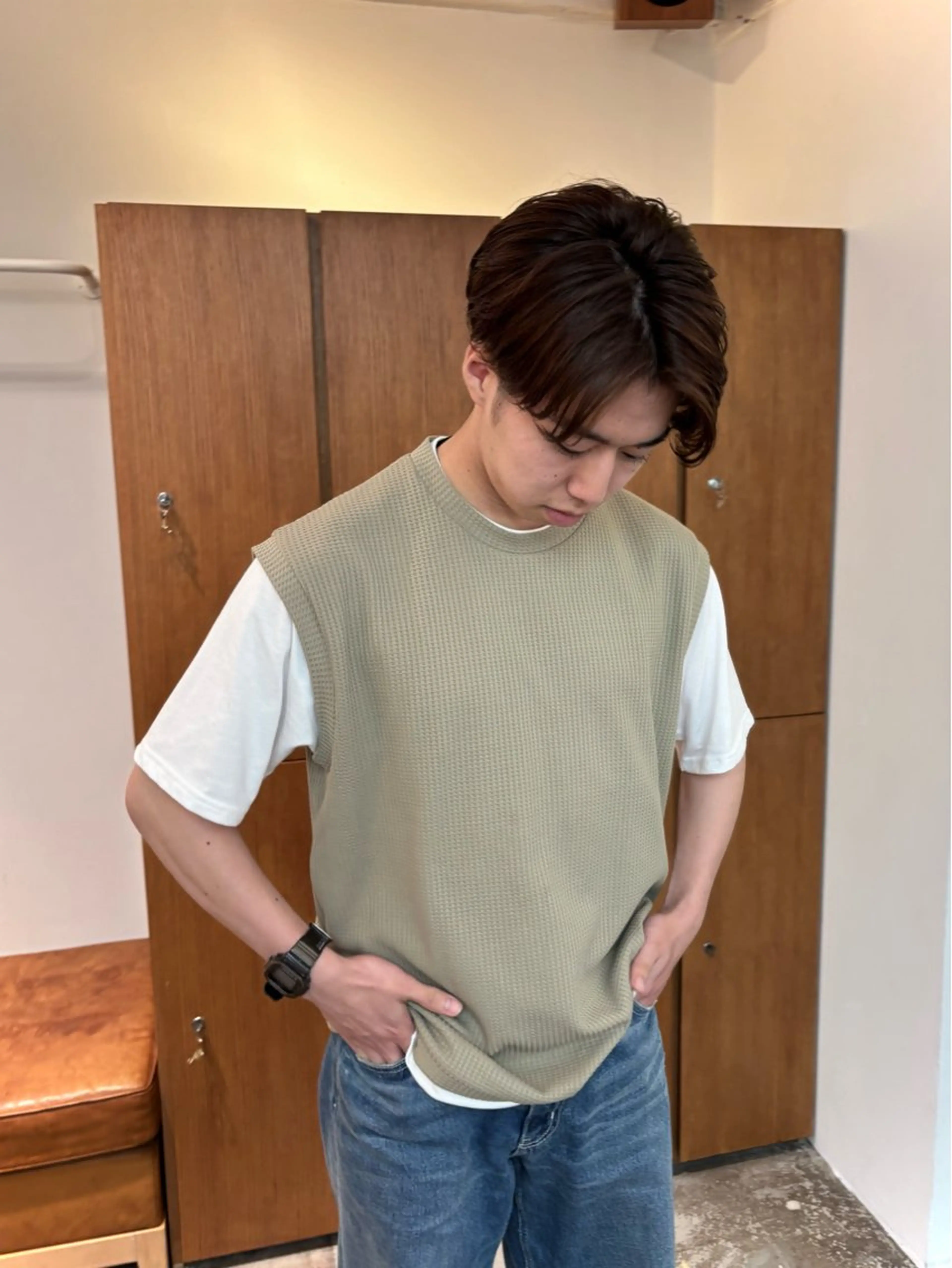 メンズ aiko【艶カラー ・ミニモ年内で終了】のヘアスタイル