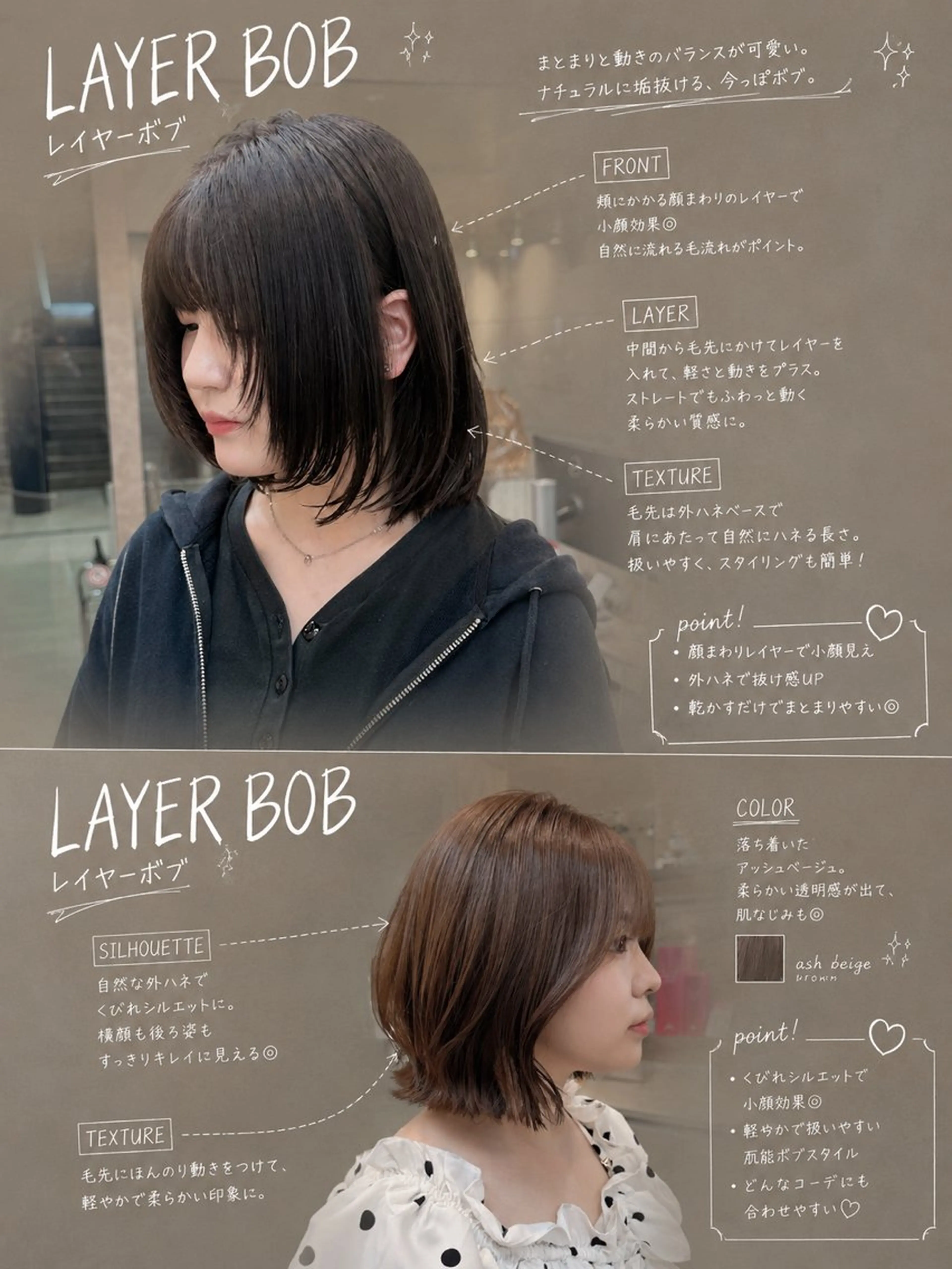 ミディアム カット トリートメント レイヤー/艶髪/ボブ /くびれ/伊藤　勇司のヘアスタイル