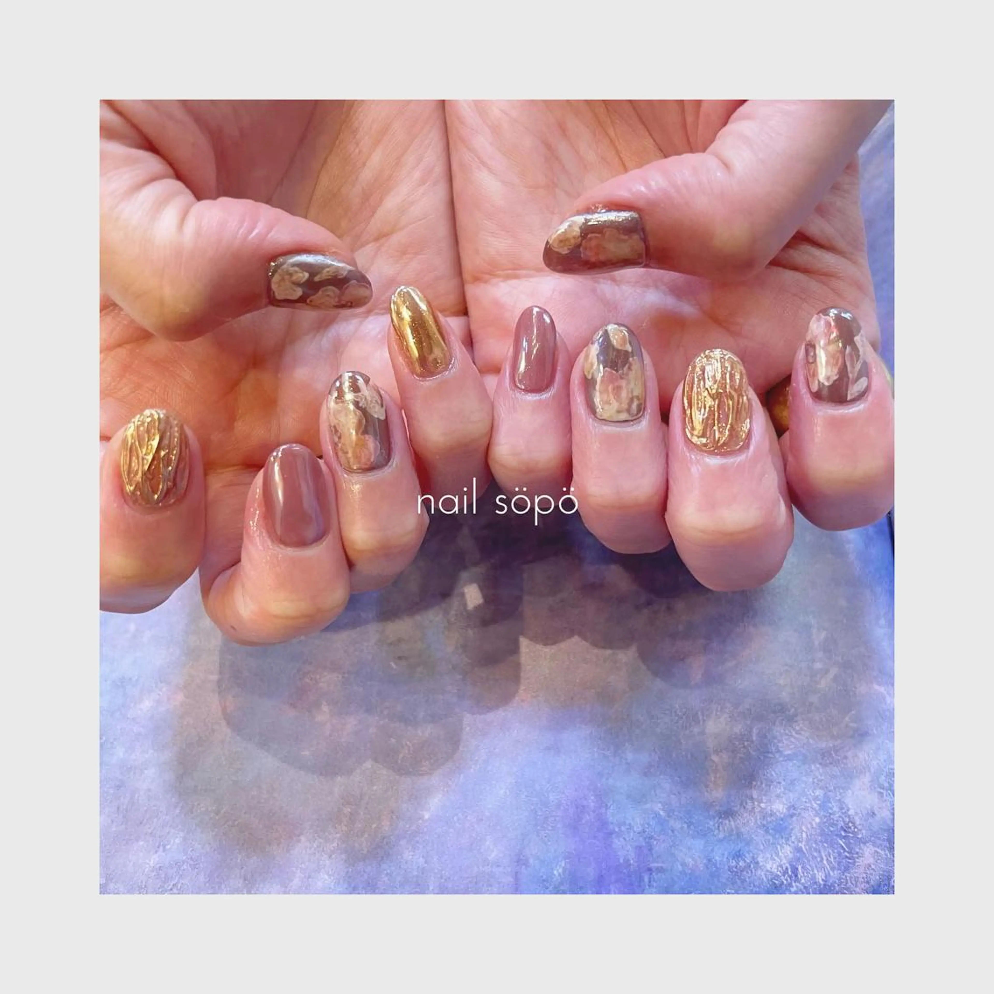 ネイル 自由が丘✳︎奥沢 nail söpöのネイルデザイン