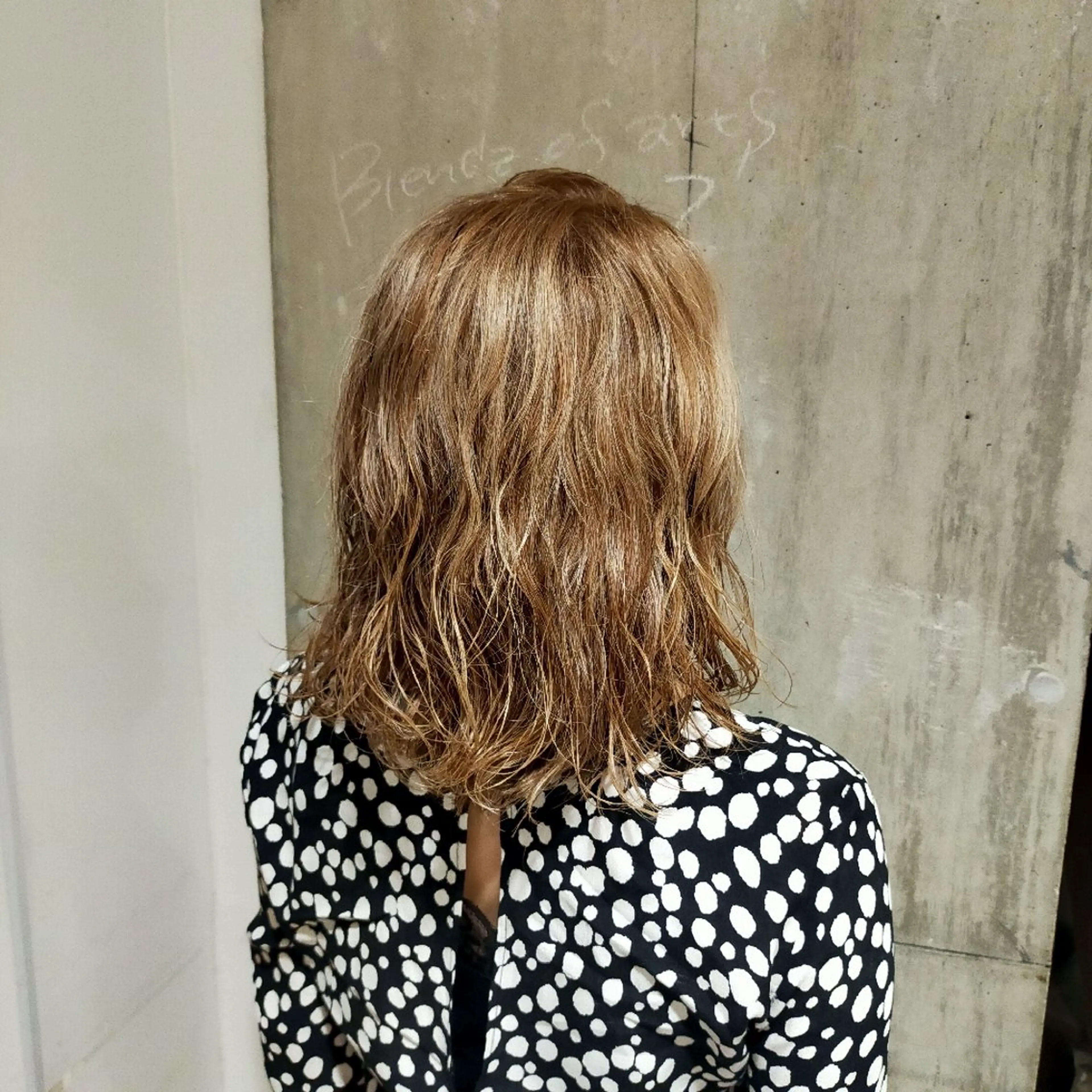 パーマ ミディアム ミディアムパーマ 和佐 ももえのヘアスタイル