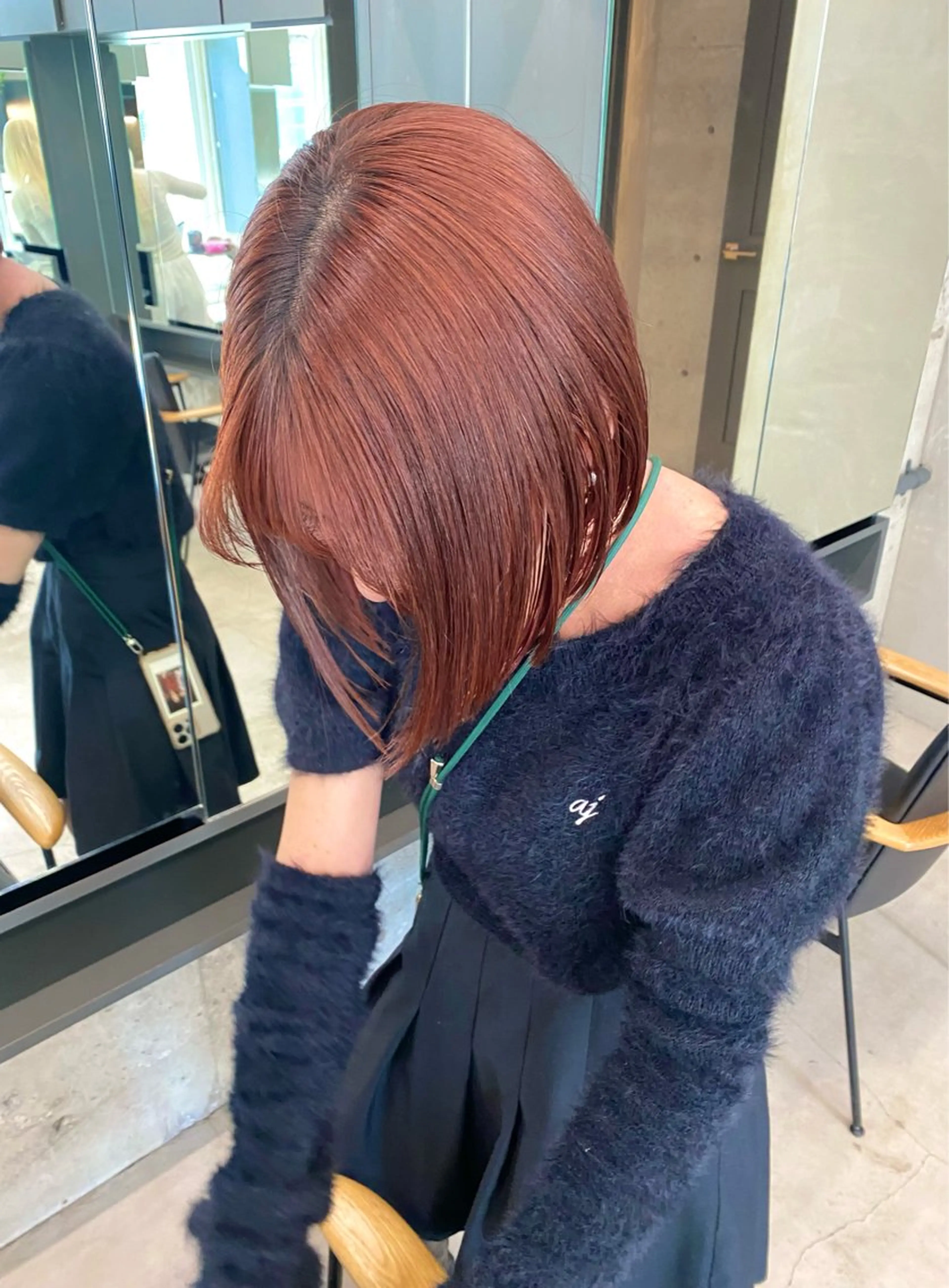 ショート カラー ブリーチ ダブルカラー ブリーチなしカラー ボブ 髪質改善 カット ヘアカラー トリートメント レイヤー/柔色 カラー/SAkiのヘアスタイル