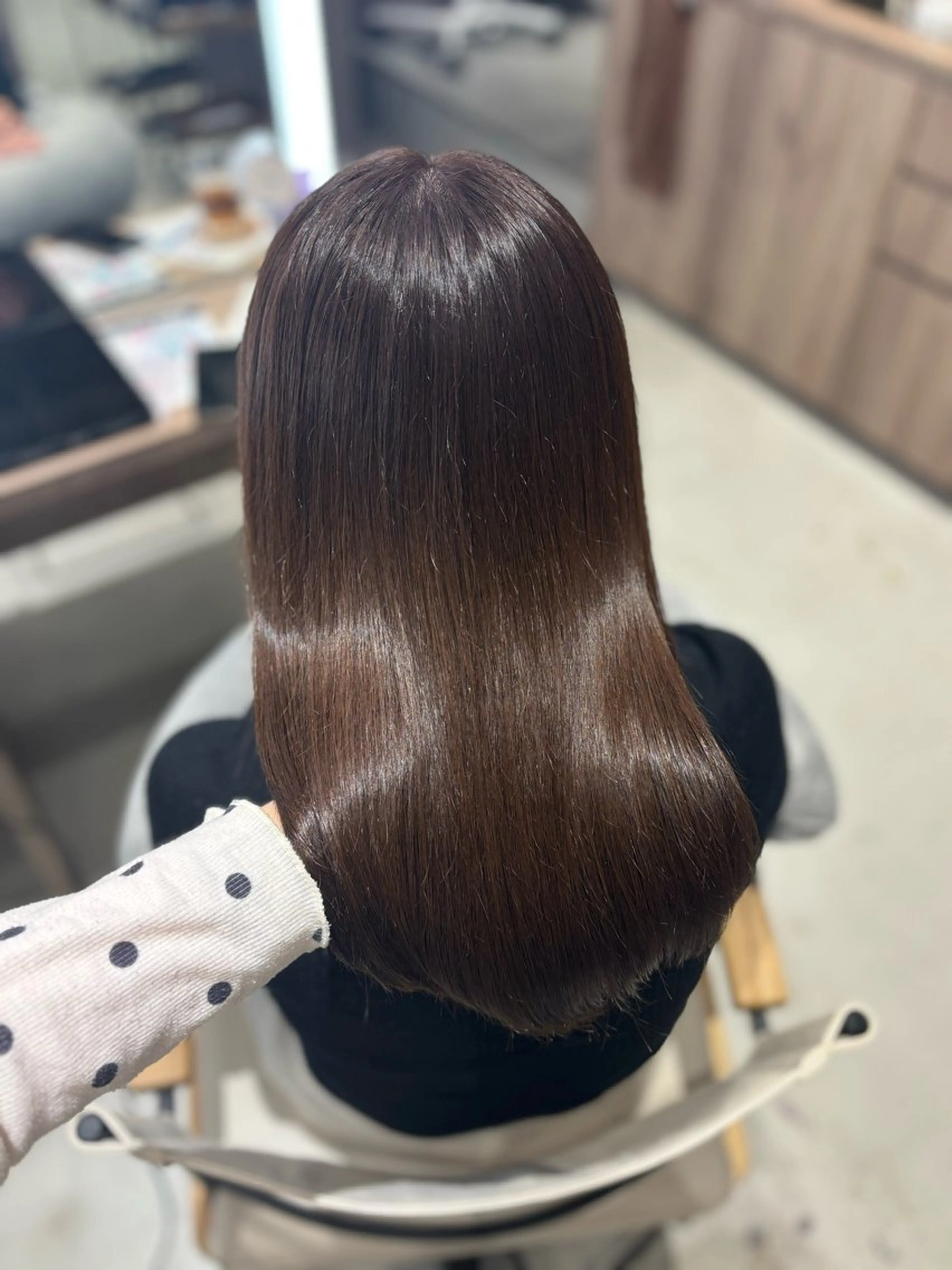 ミディアム カラー カット ヘアカラー トリートメント 🎼レイヤー/透明感 カラー/nene♬のヘアスタイル