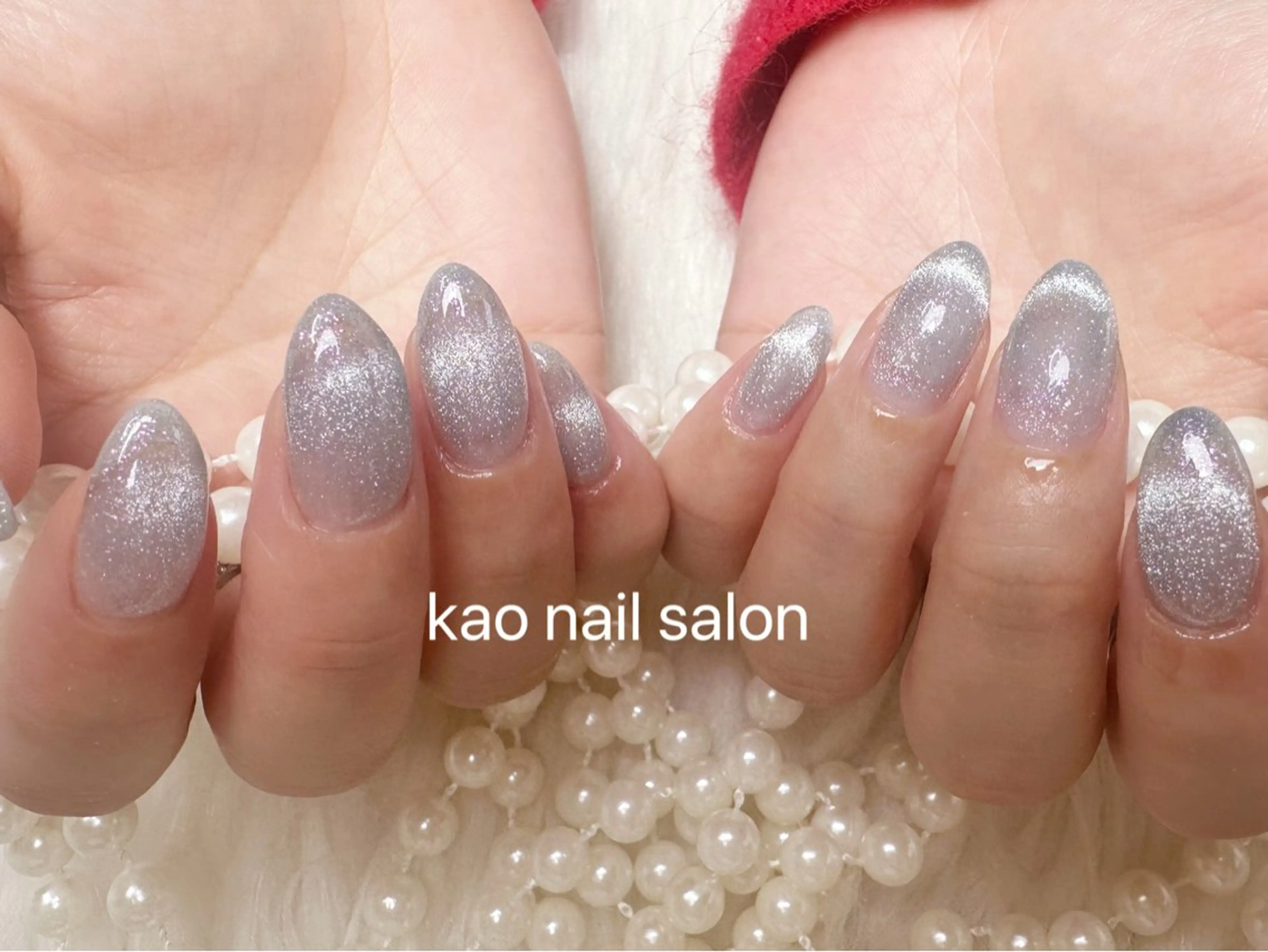 ネイル ハンドネイル kao nail マグネット/長さだしのネイルデザイン