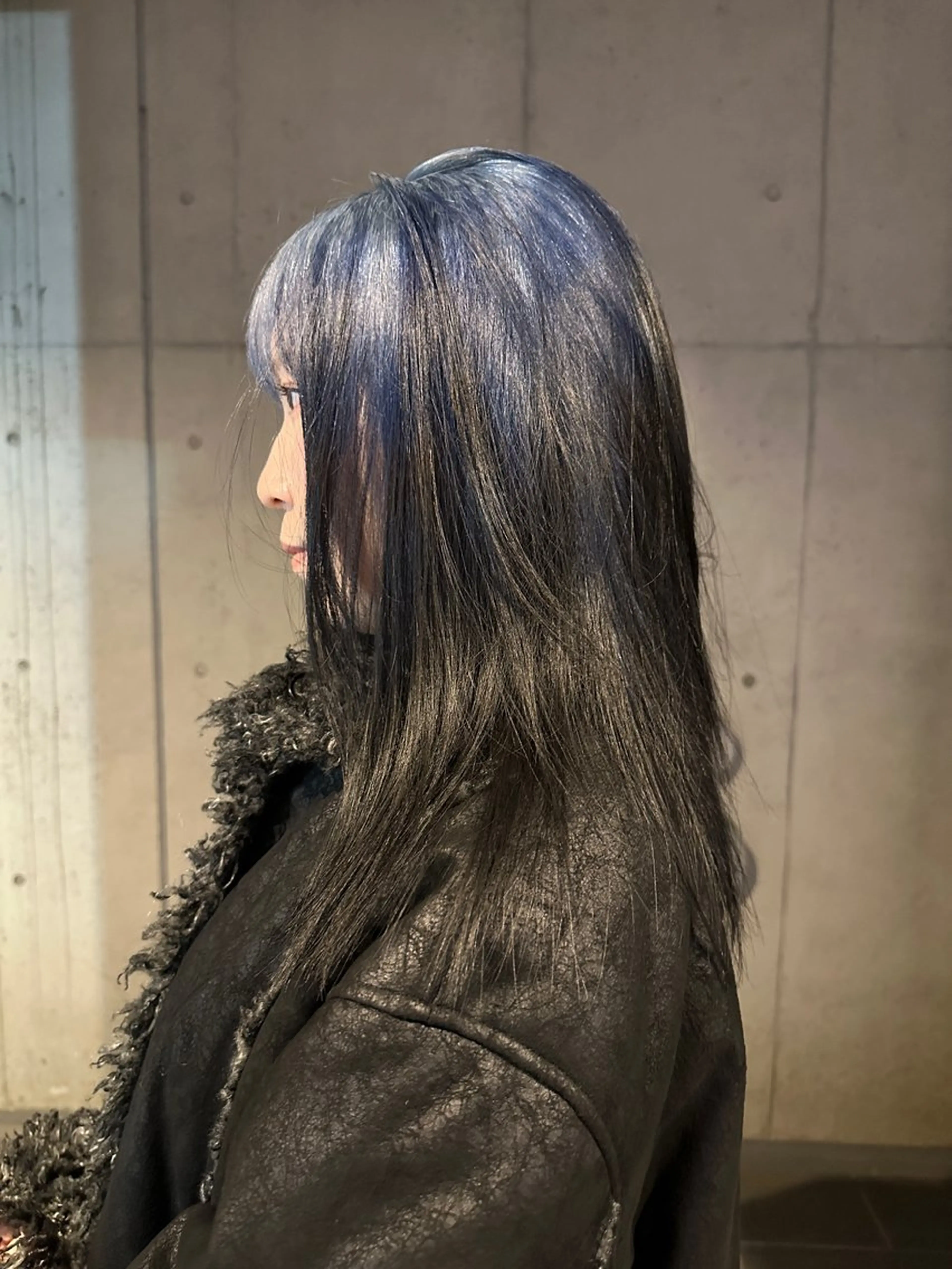 ロング カラー デザインカラー カット ヘアカラー 似合わせウルフ/ レイヤー/山本祐輔のヘアスタイル