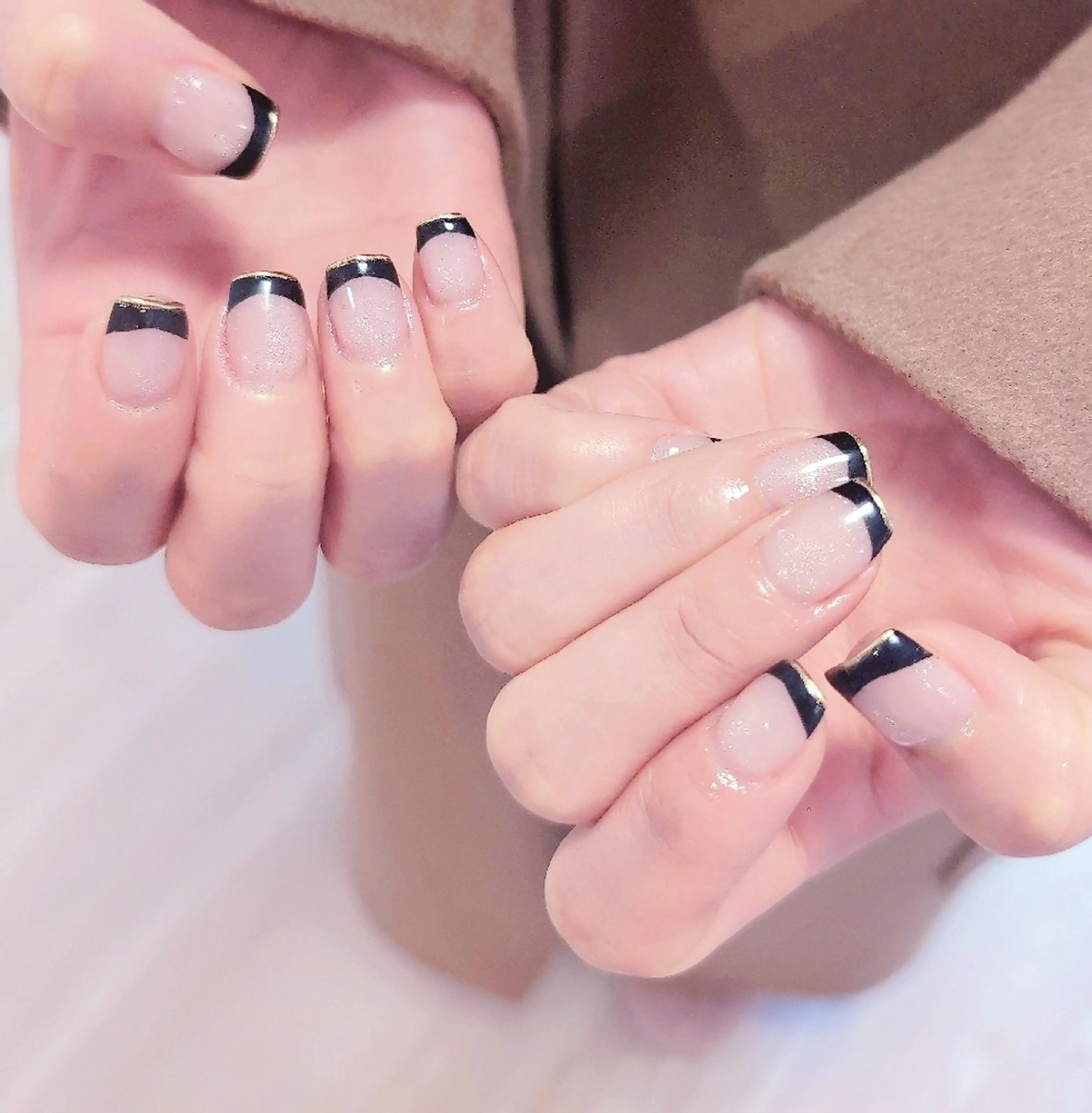ネイル 長さ出し ジェルネイル 韓国ネイル マグネットネイル ニュアンスネイル ハンドネイル I LOVE ME NAIL.｡.:*♡のネイルデザイン