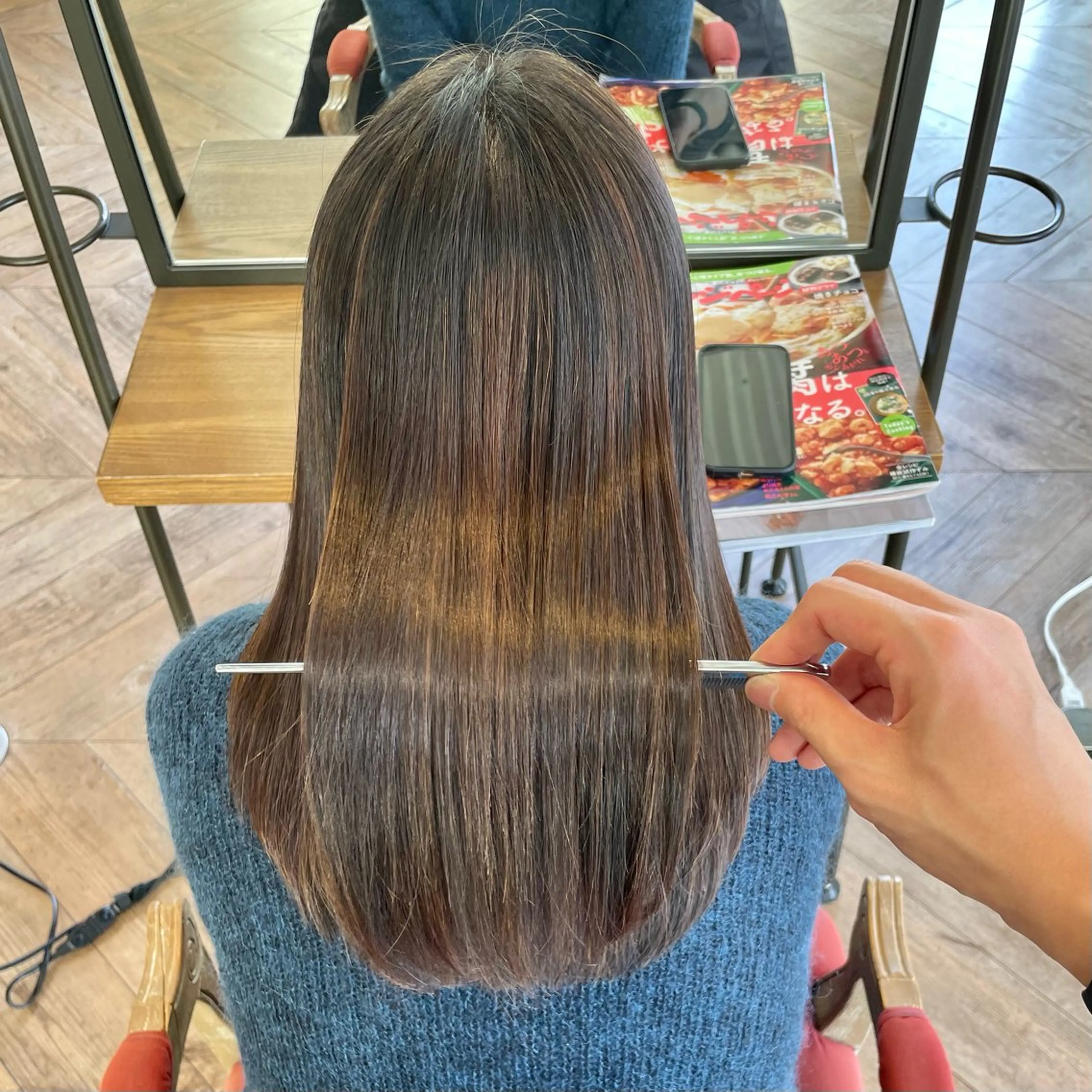 ロング パーマ 髪質改善 ストレートパーマ カット 縮毛矯正 トリートメント 髪質改善特化 谷口祐綺のヘアスタイル