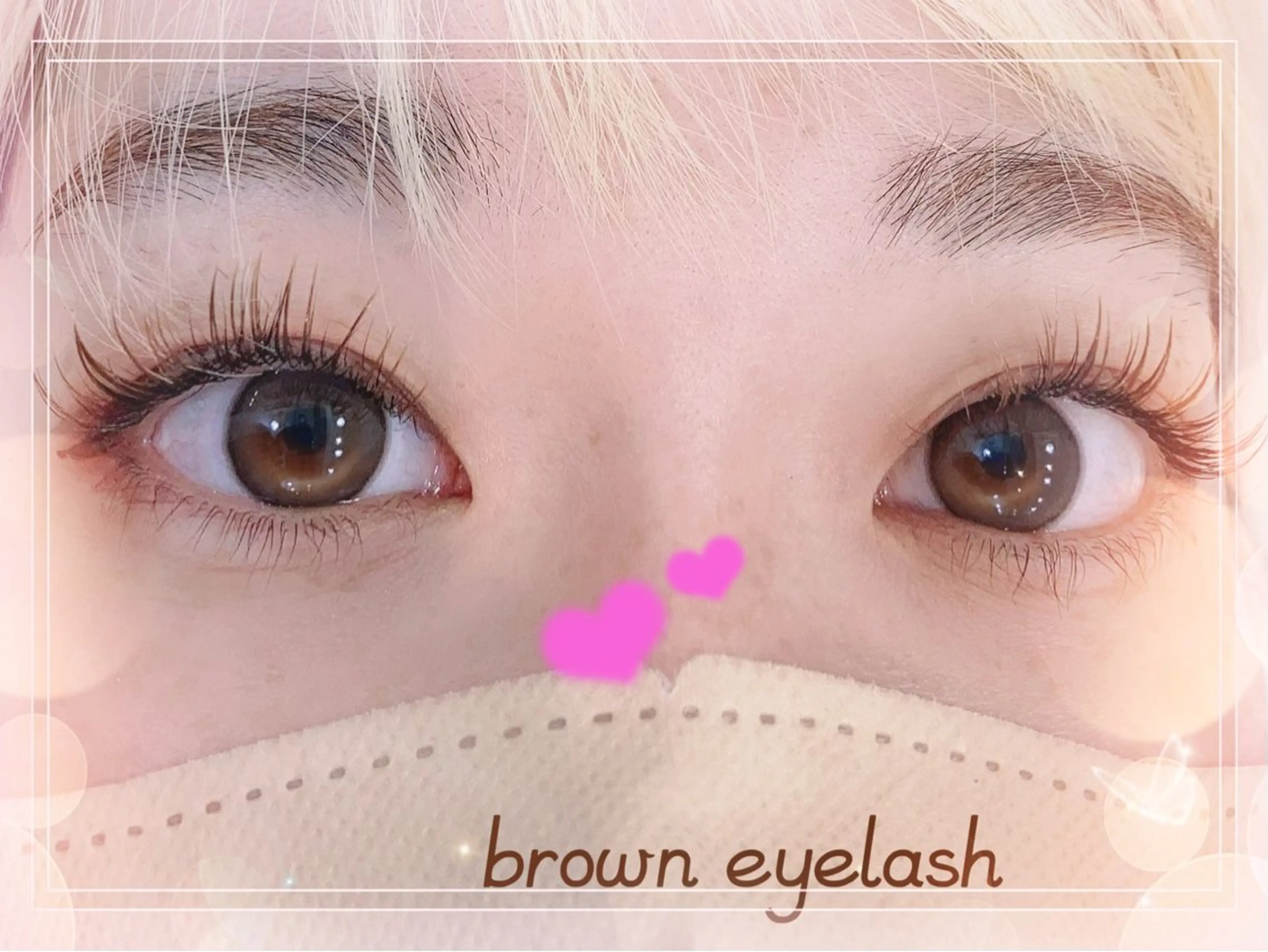 マツエク・マツパ カラーマツエク 一重×まつ毛パーマ .ula 𝑨𝒚𝒂𝒌𝒂のマツエク・マツパデザイン