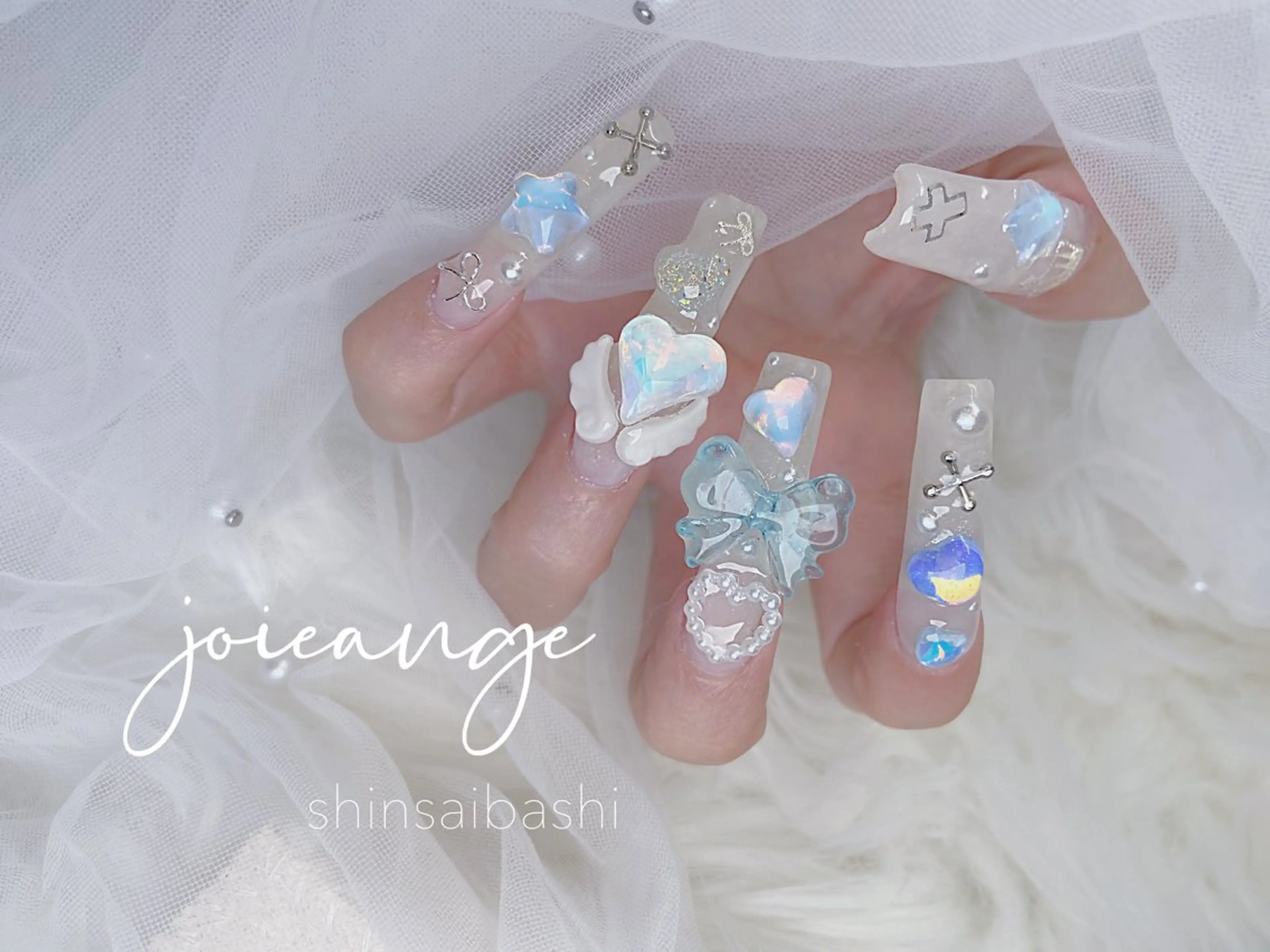 ネイル スカルプネイル 🫧藤本🫧 joieangeのネイルデザイン