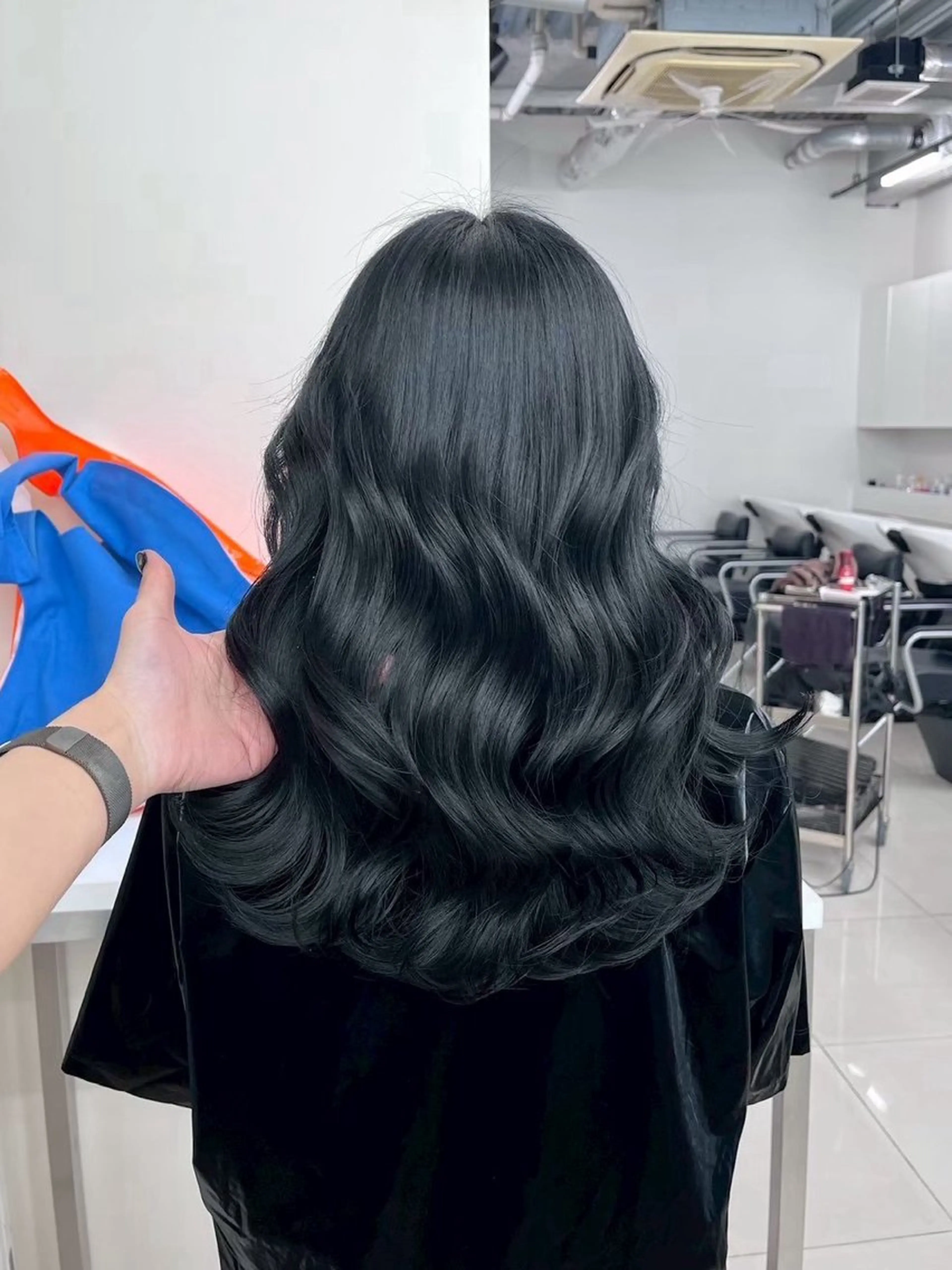 ロング カラー 透明感カラー 無料ワンカラーモデル 🩷ALIVE 七海のヘアスタイル