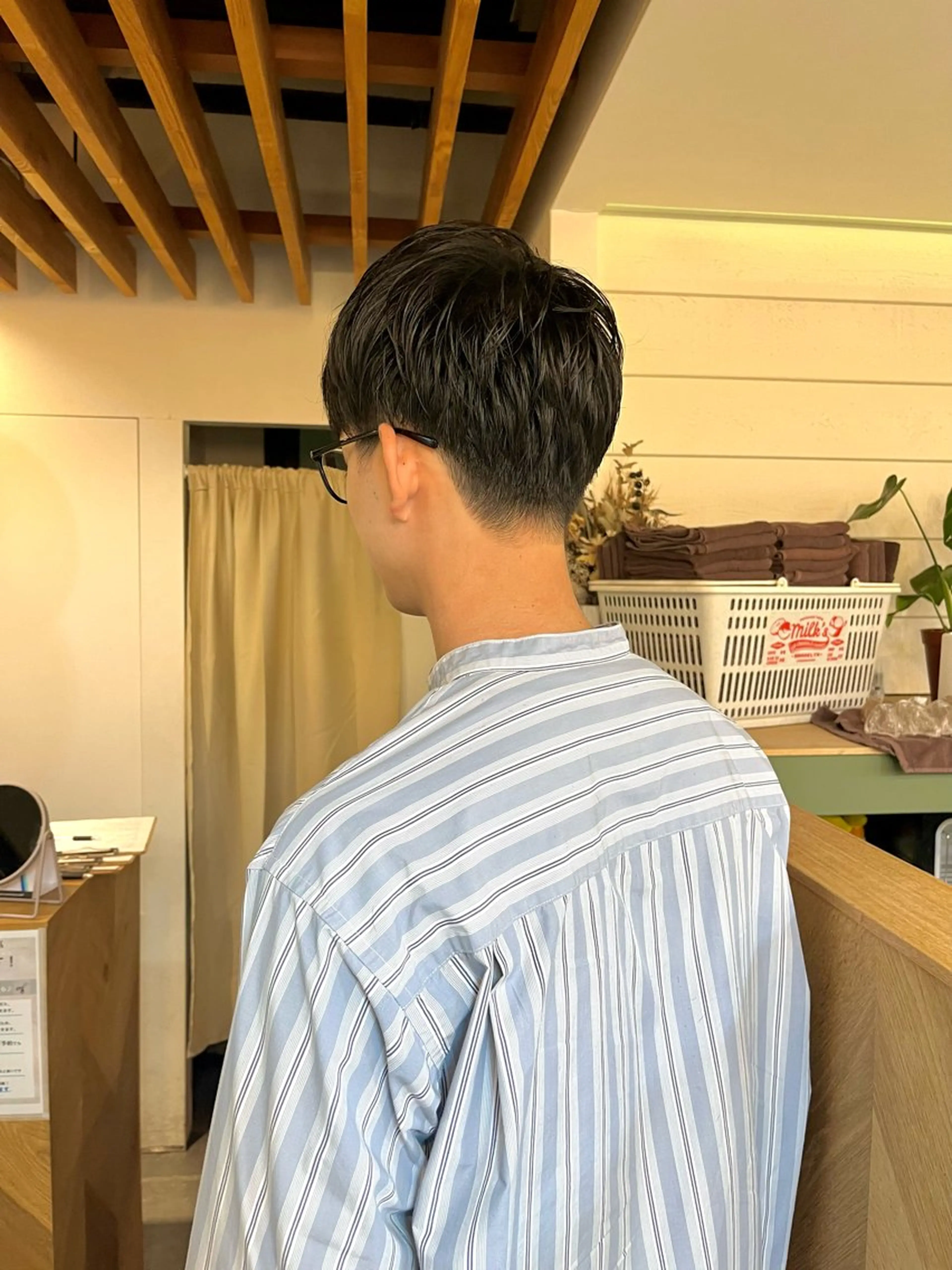 メンズ 【ボブ】縮毛矯正/ 船橋駅5分/鈴木杏美のヘアスタイル
