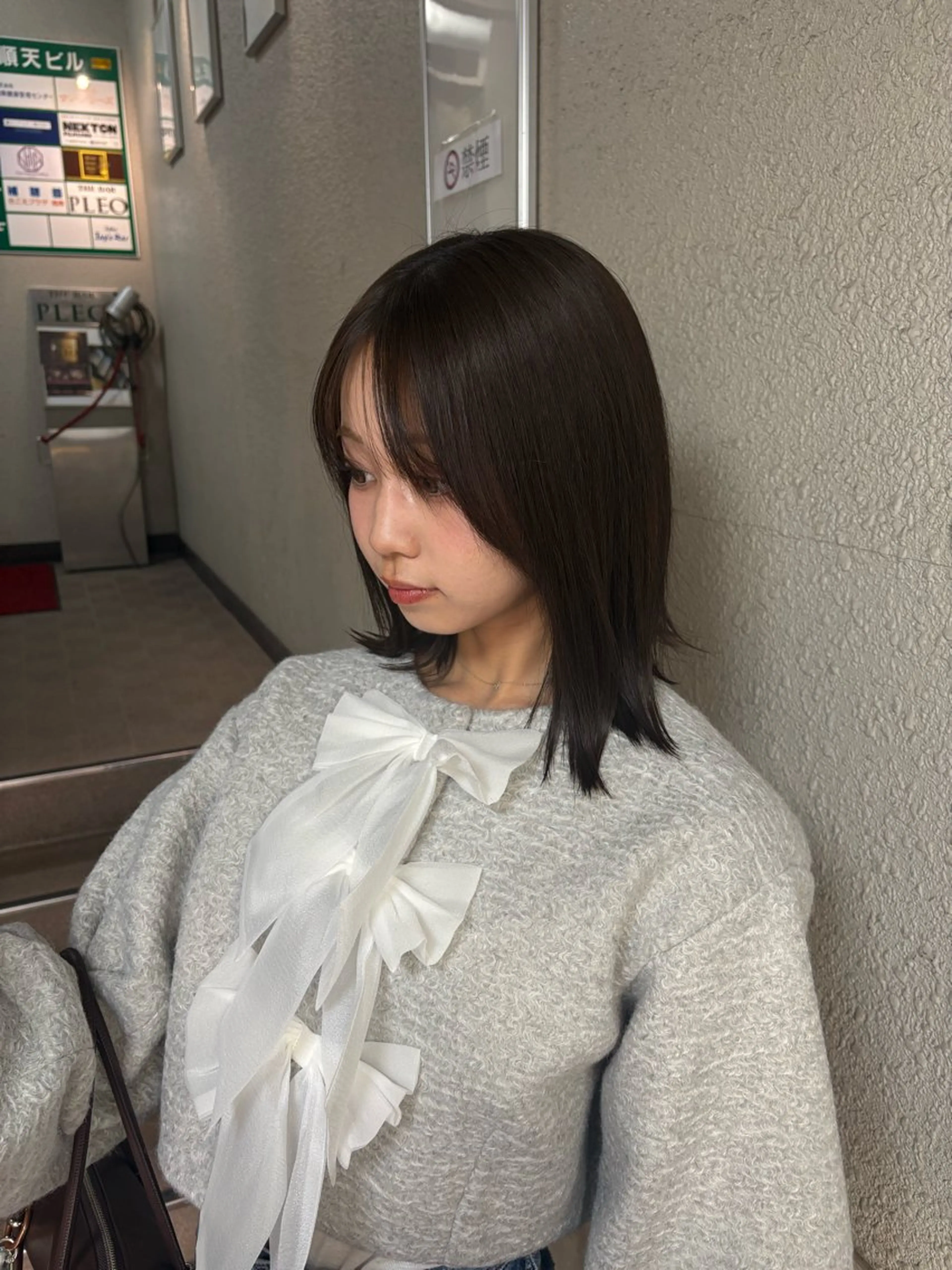 ミディアム カラー ヘアカラー 透明感カラー 🧚‍♂️さえのヘアスタイル