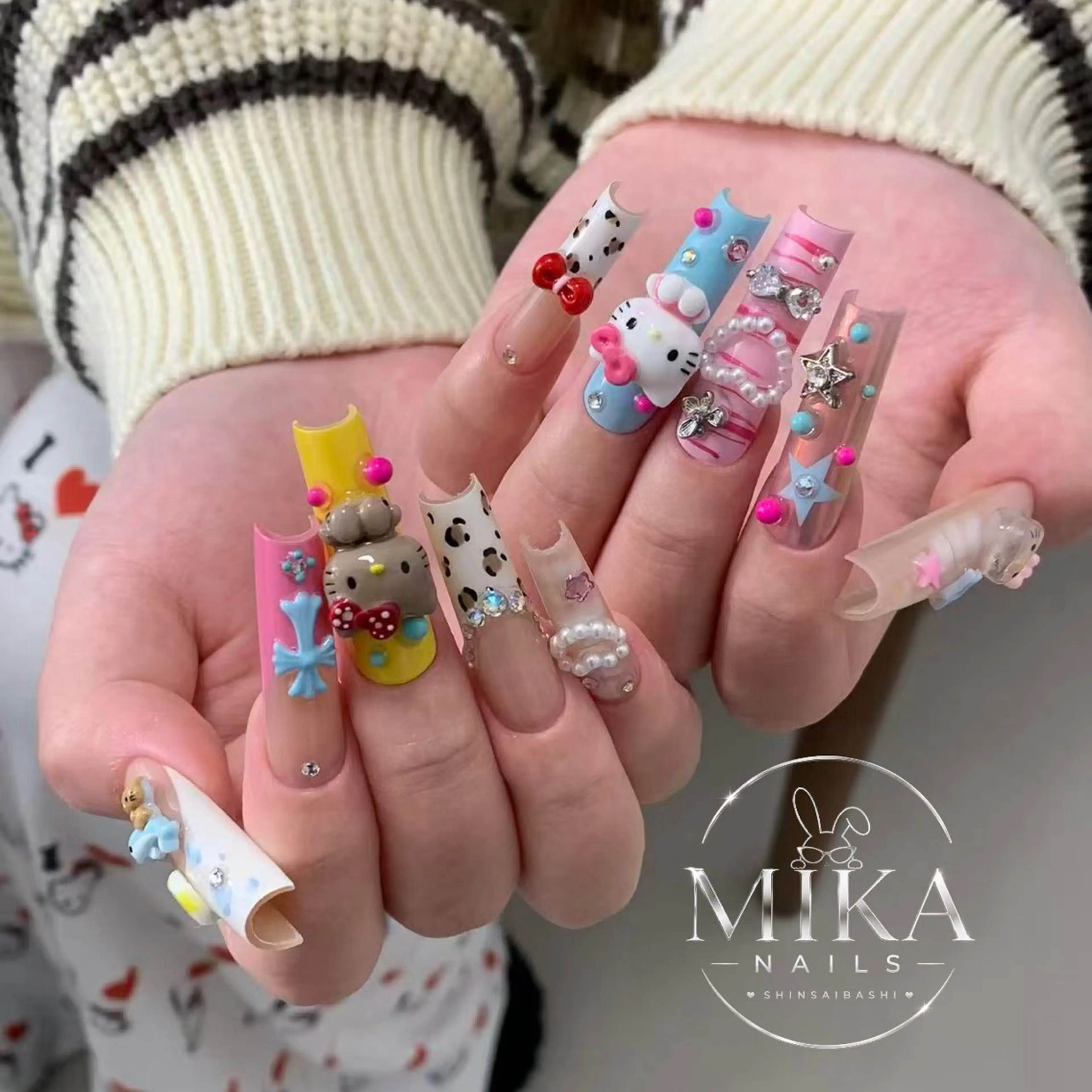 ネイル ハンドネイル ハンドケア ちみ_Mika Nails 心斎橋のネイルデザイン