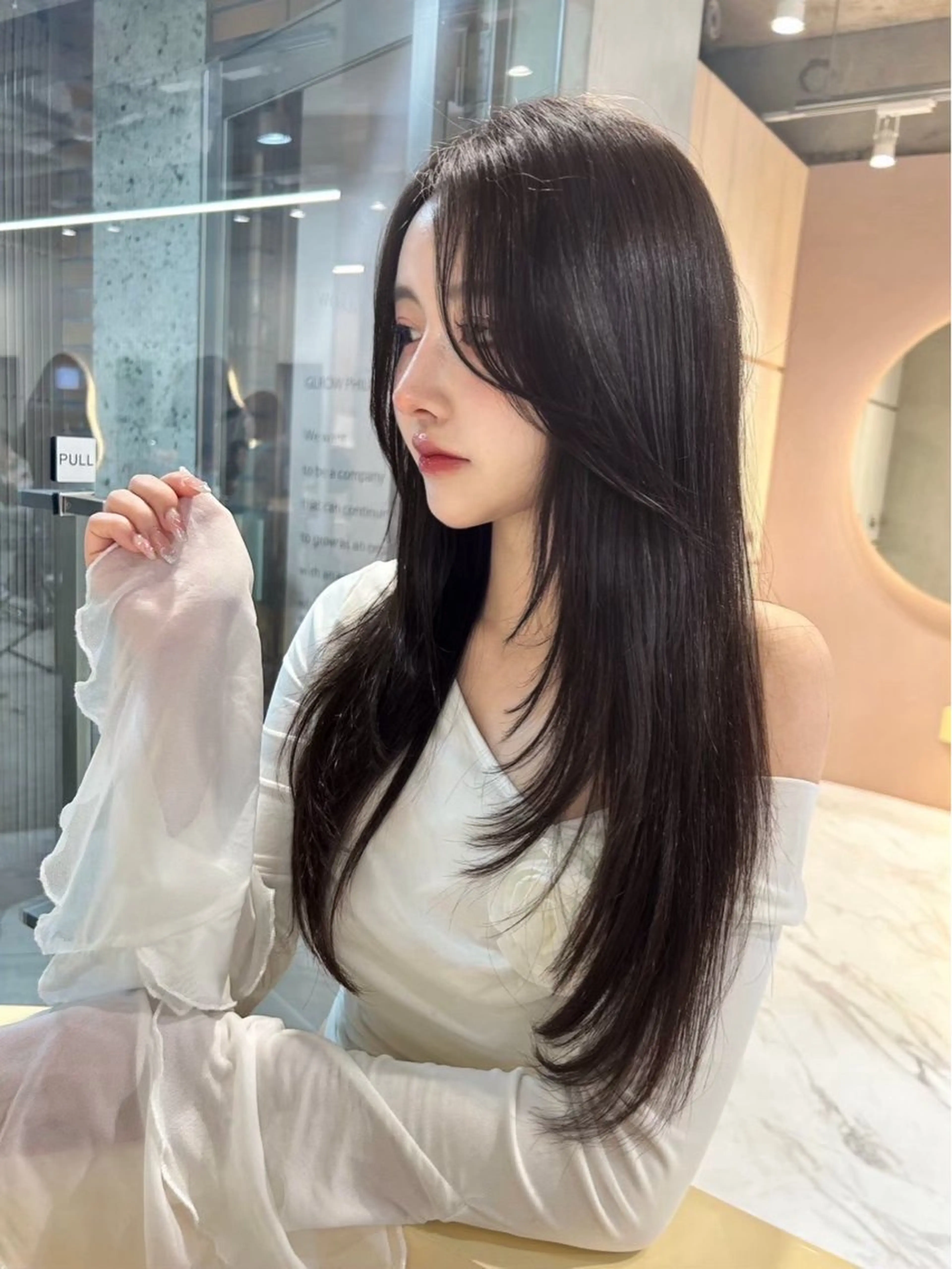 ✂️メンテナンスカット＋🤍カラー＋🫧1stepトリートメントの写真