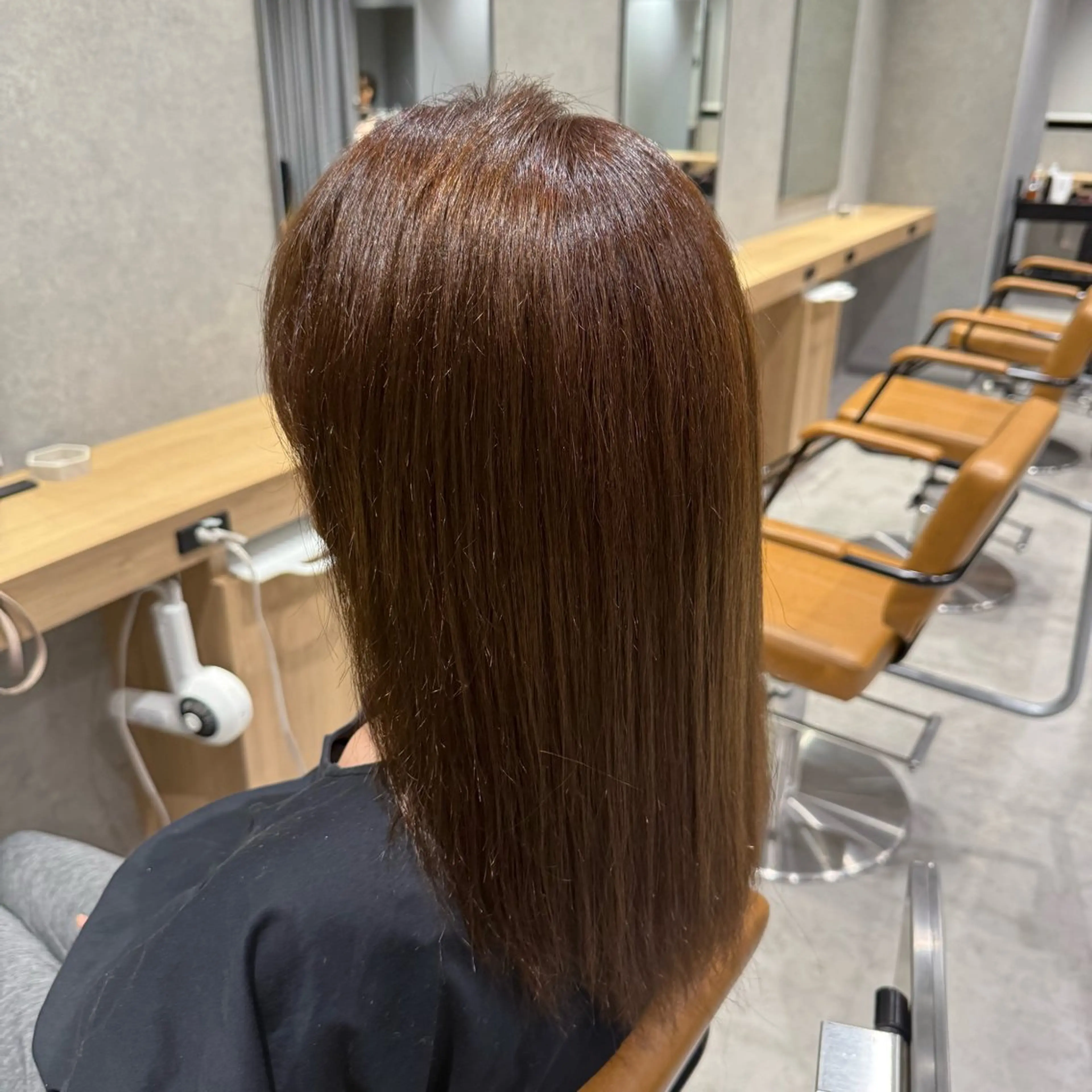 セミロング カラー ヘアカラー トリートメント YUZU 🤖💎のヘアスタイル