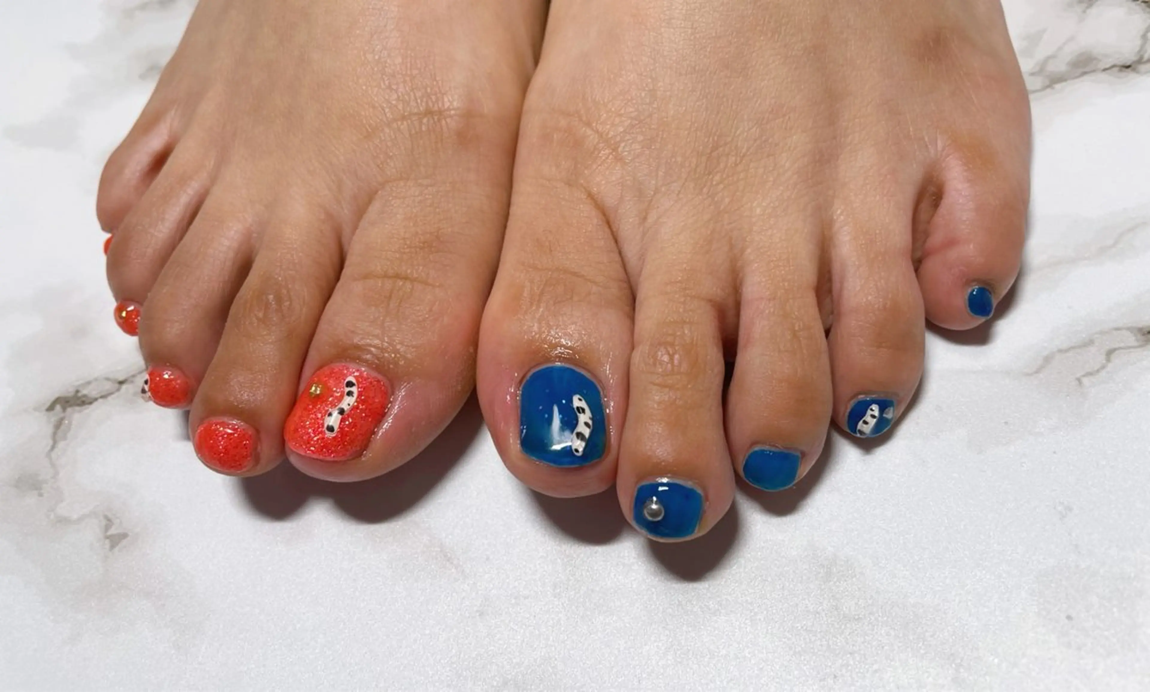 ネイル フットネイル 持ち込み nail salon シェリコのネイルデザイン