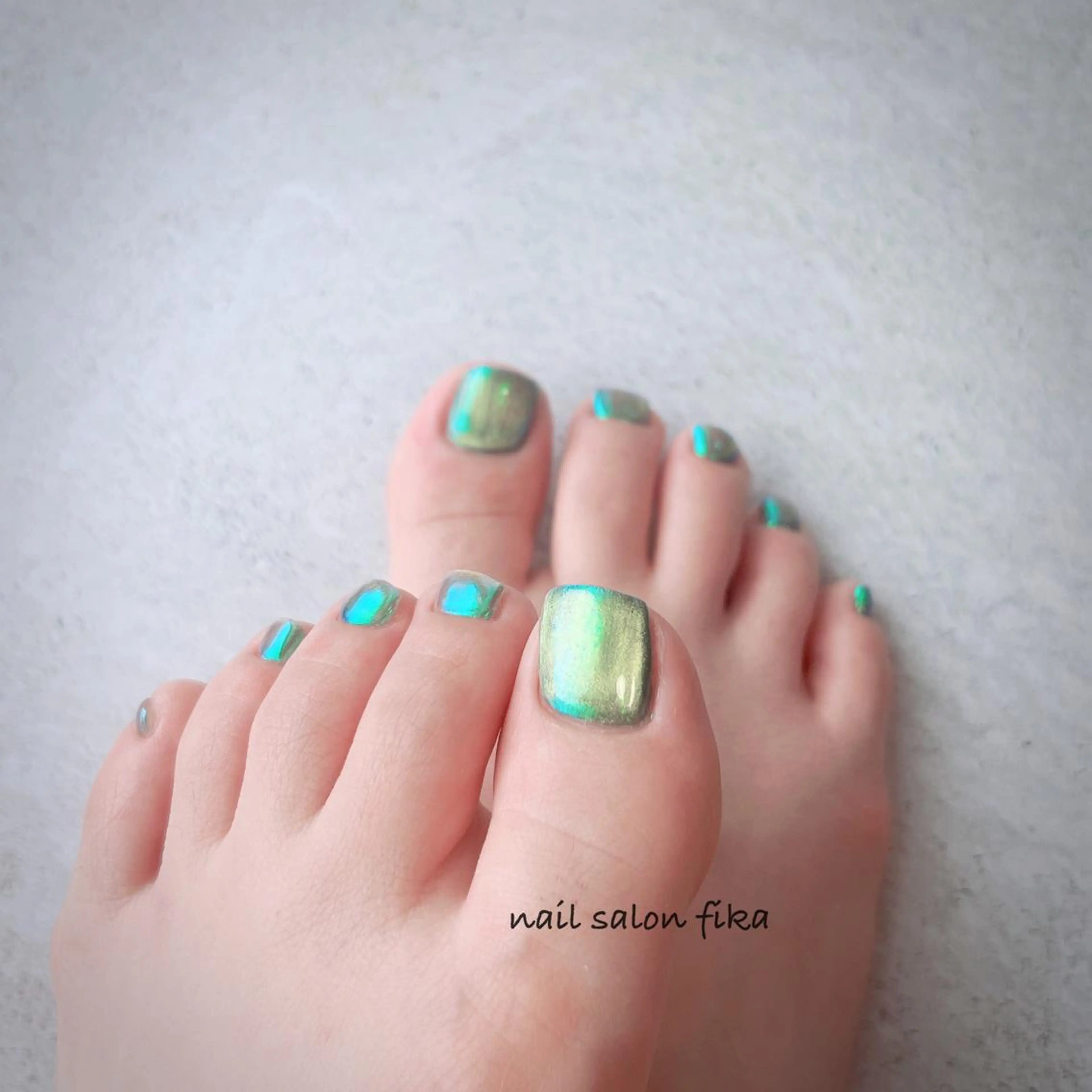 ネイル フットネイル キラキラネイル マグネットネイル ミラーネイル シンプルネイル nail salon fikaのネイルデザイン
