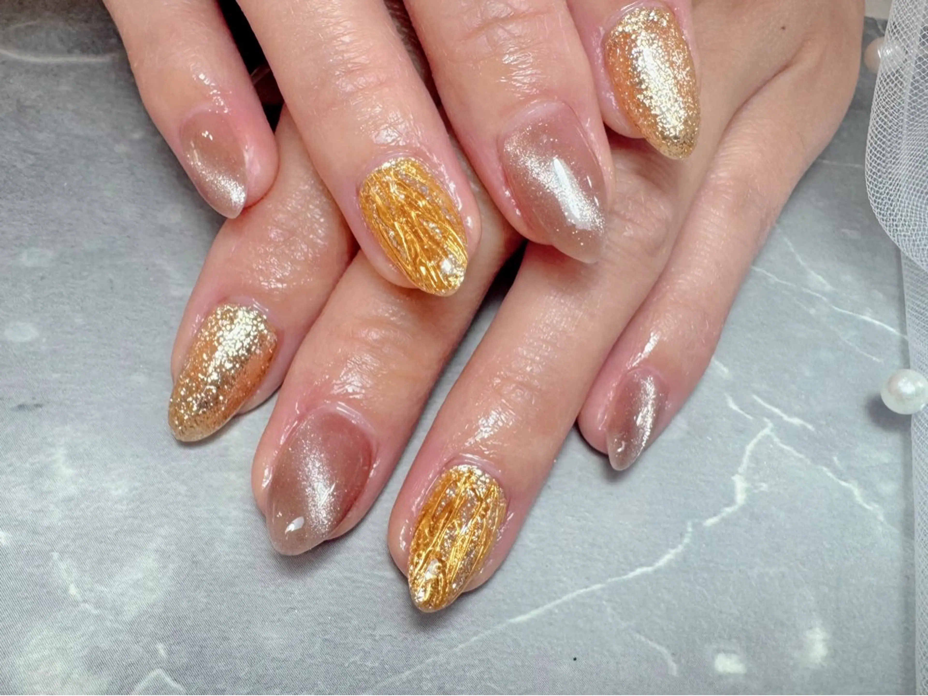 ネイル マジック ミラーのネイルデザイン