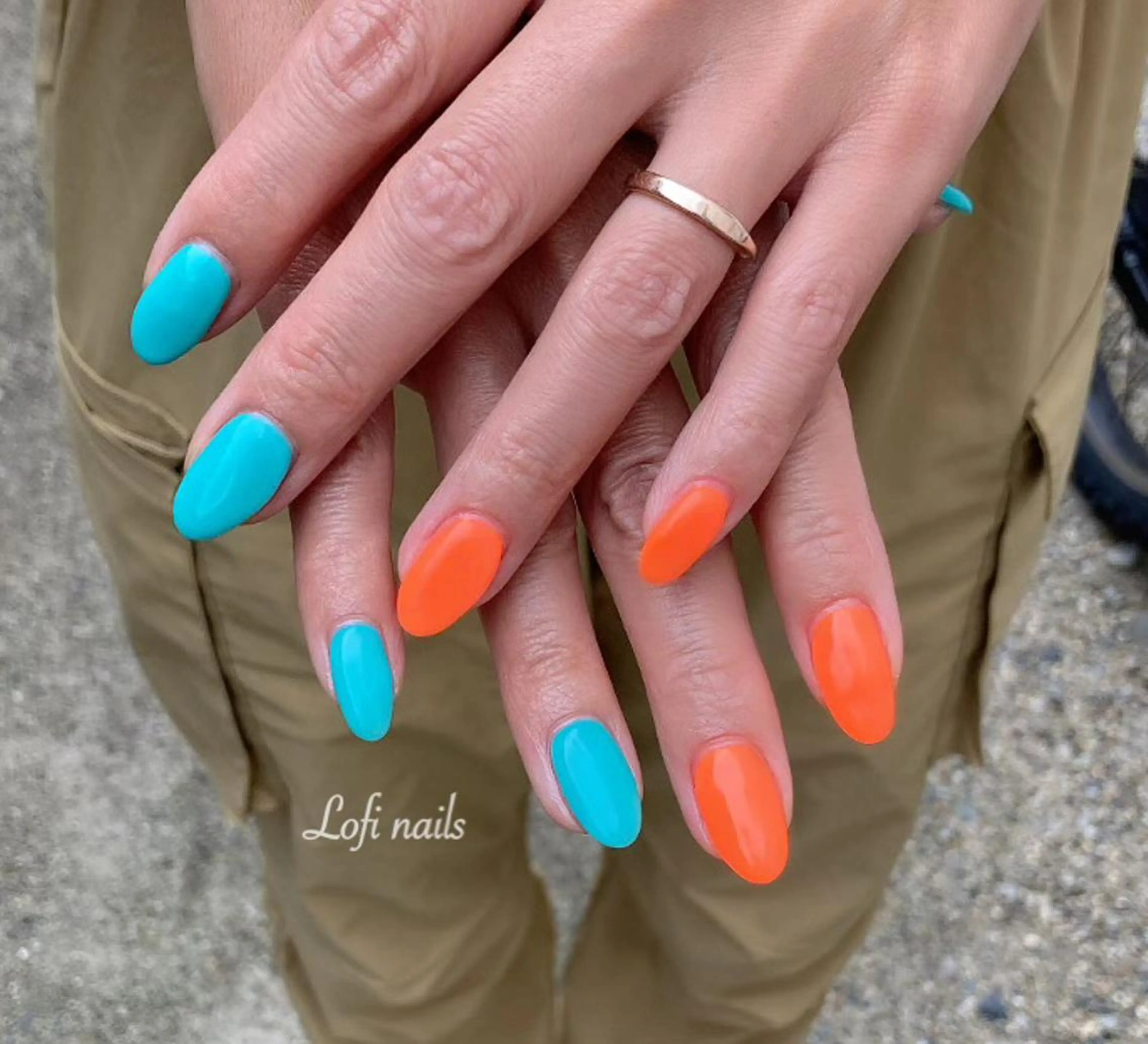 セミロング ネイル Lofi nails ゆきこのネイルデザイン