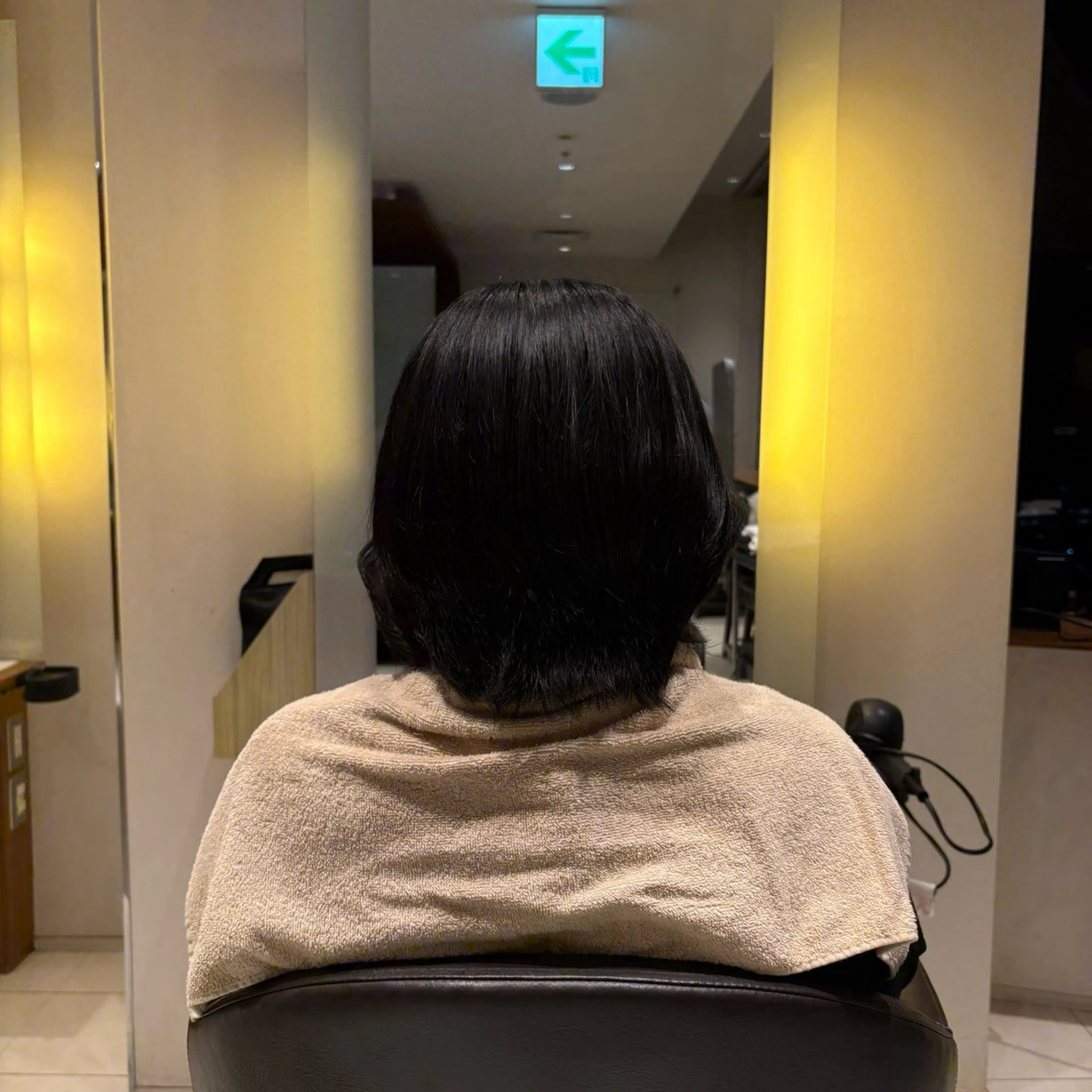 ミディアム 森田 玲央のヘアスタイル