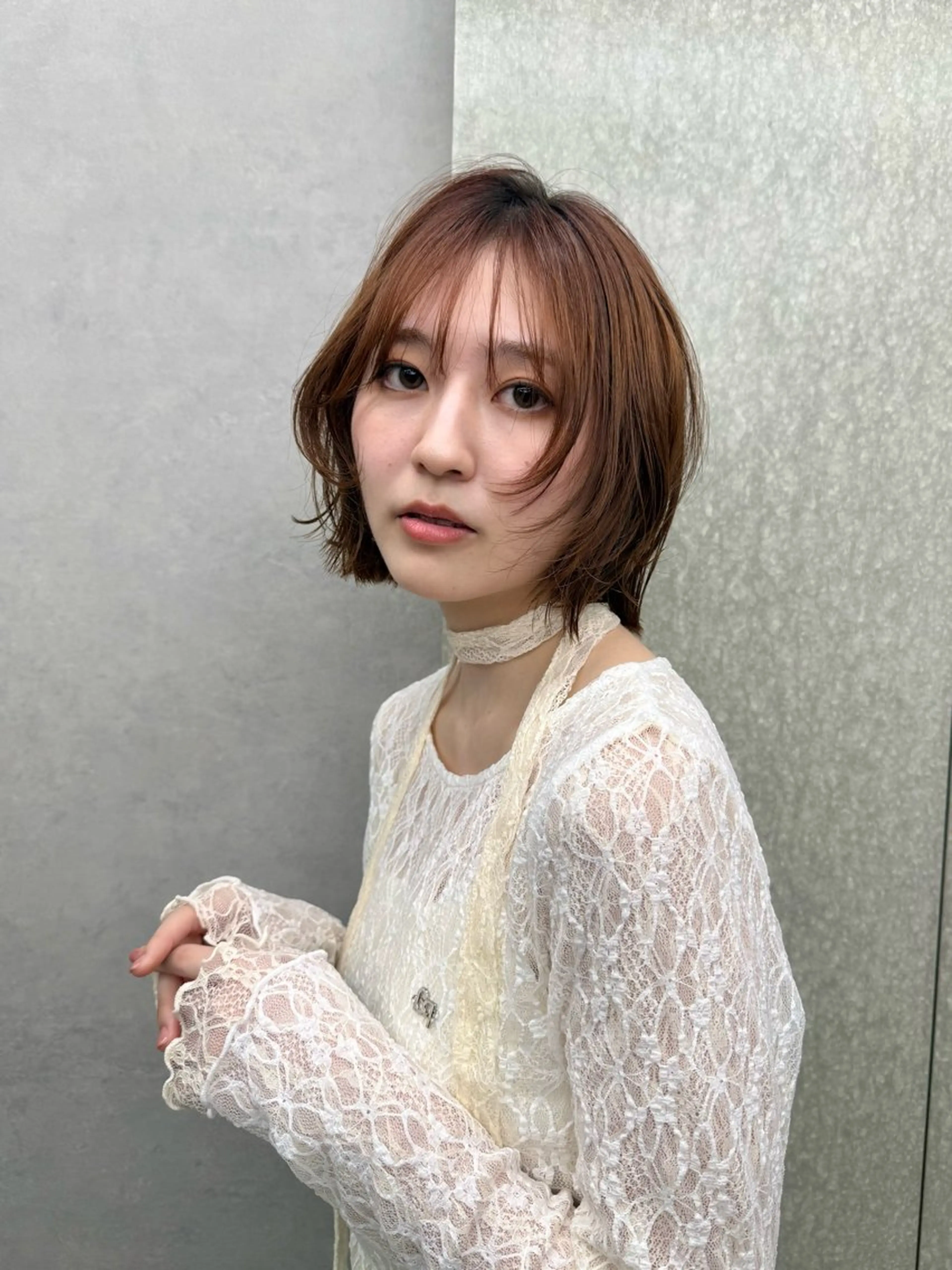 ショート カット ヘアカラー トリートメント 【パーマ/レイヤー】 🌷NATSUKIのヘアスタイル