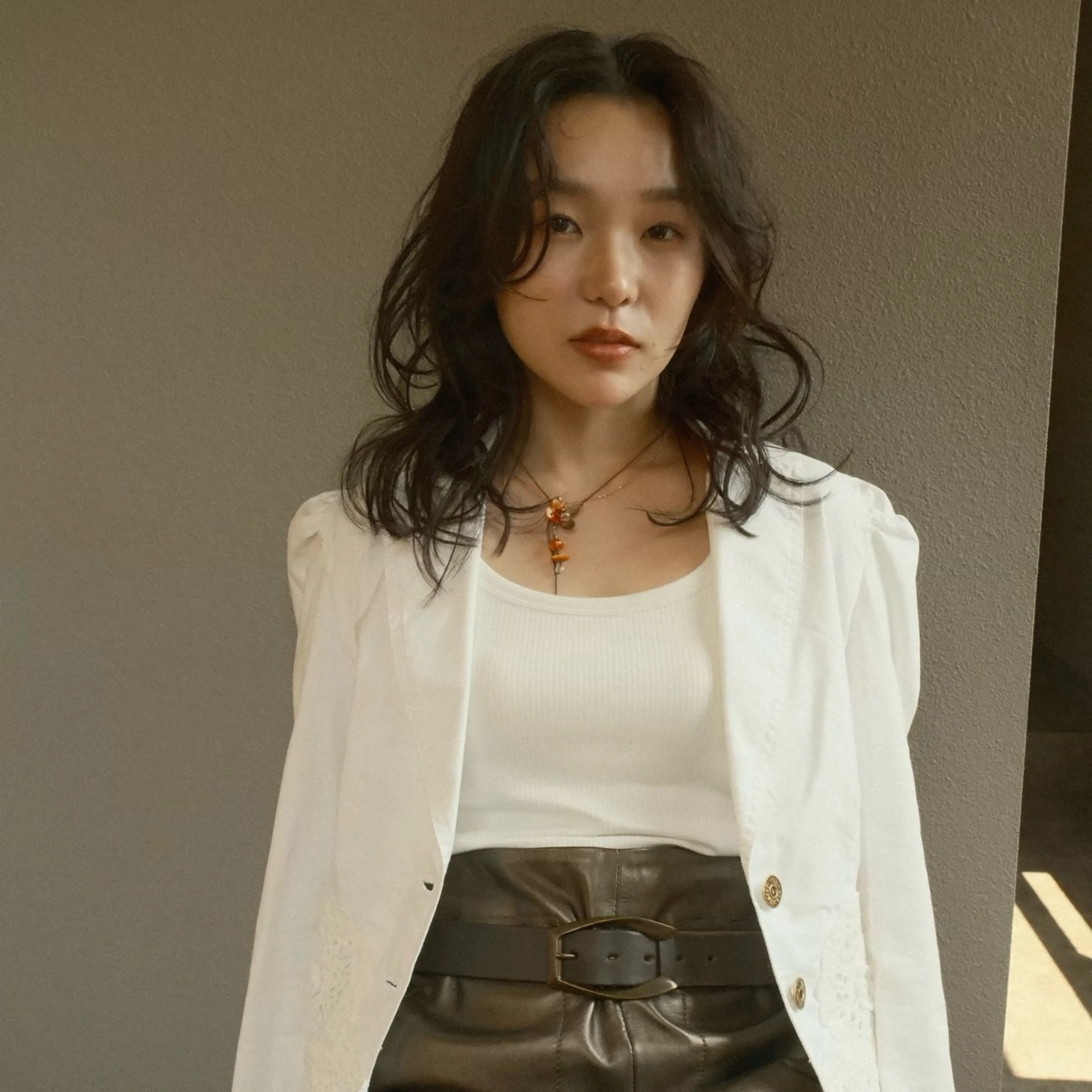 ミディアム パーマ パーマ/透明感カラー 元町🌱takutoのヘアスタイル