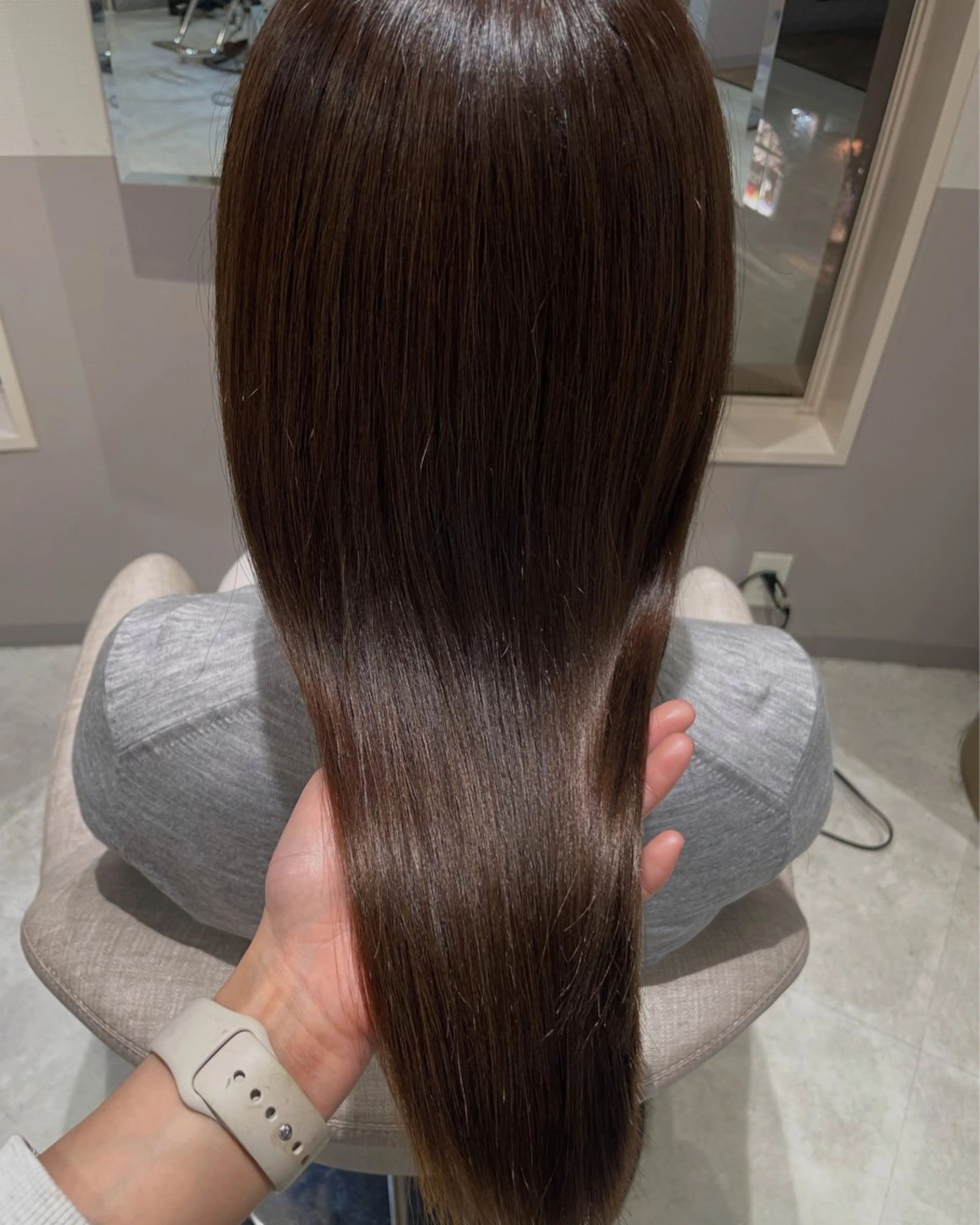 セミロング カラー カット ヘアカラー トリートメント HARUKA韓国ヘア /Luana梅田のヘアスタイル