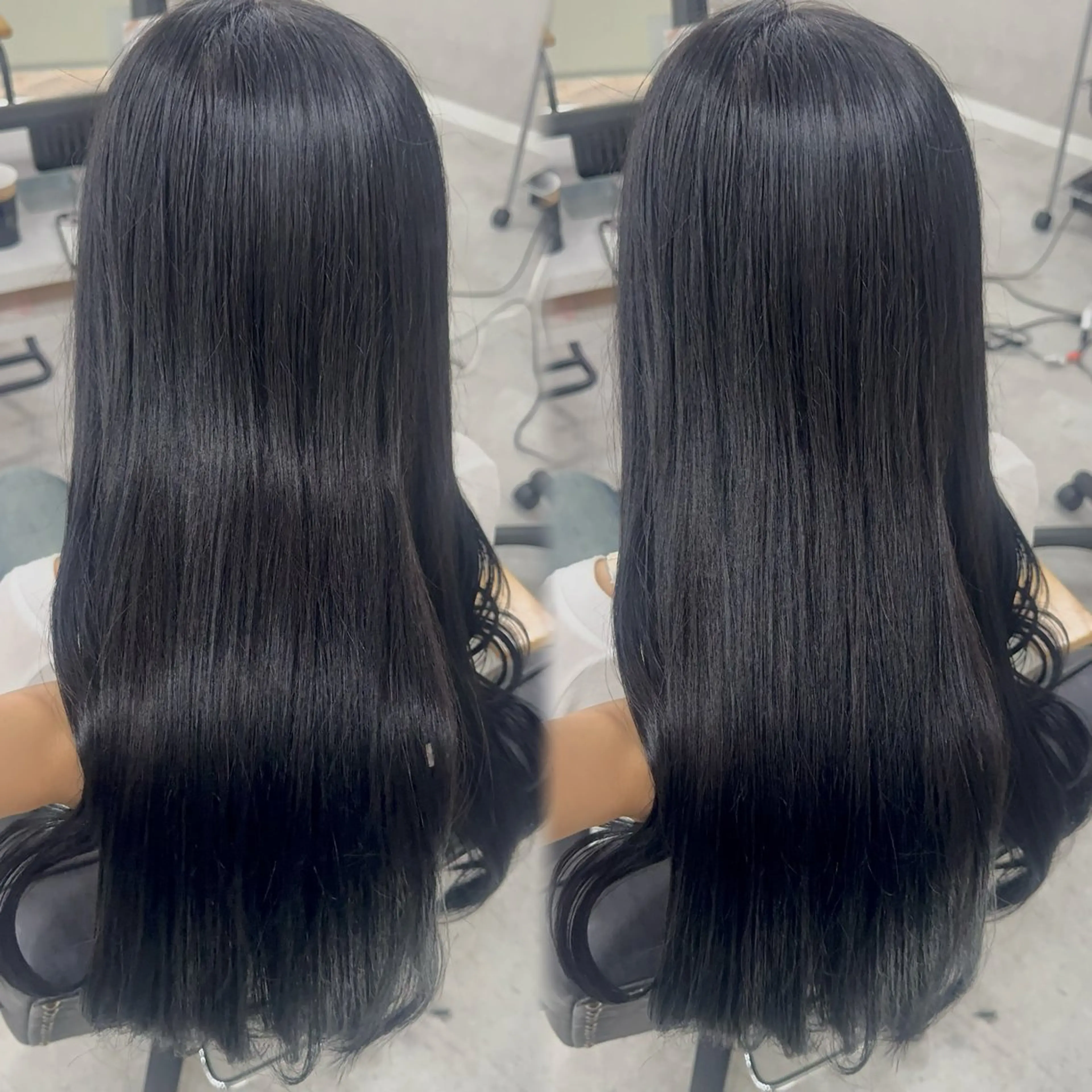 ロング カラー アッシュ アッシュブラウン ベージュカラー 黒髪 ブリーチ カット ヘアカラー トリートメント 赤み無し柔らかカラー 【梅田】madokaのヘアスタイル