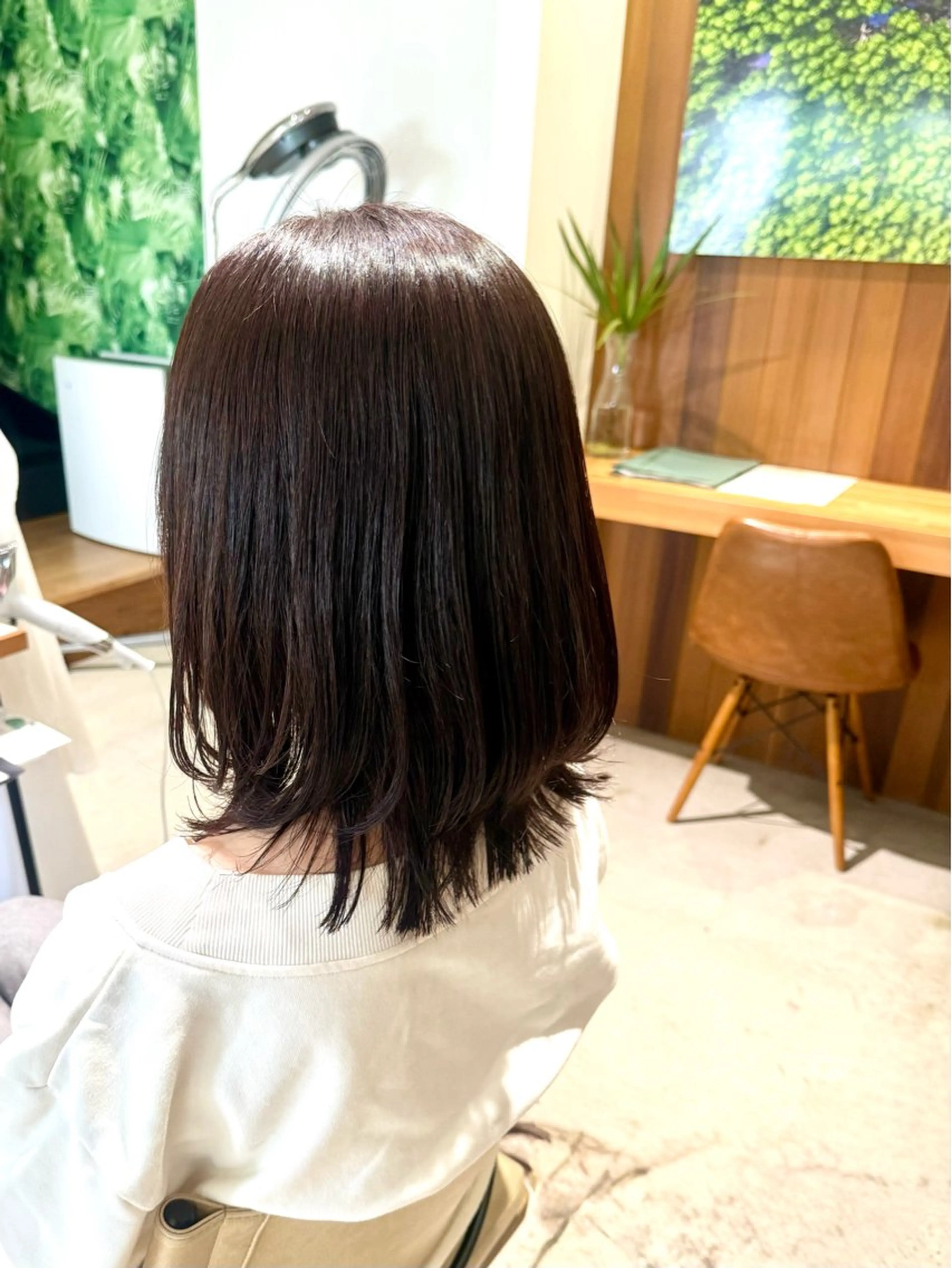 ミディアム レイヤーカット パライソ竜美丘店 中根 奈緒のヘアスタイル