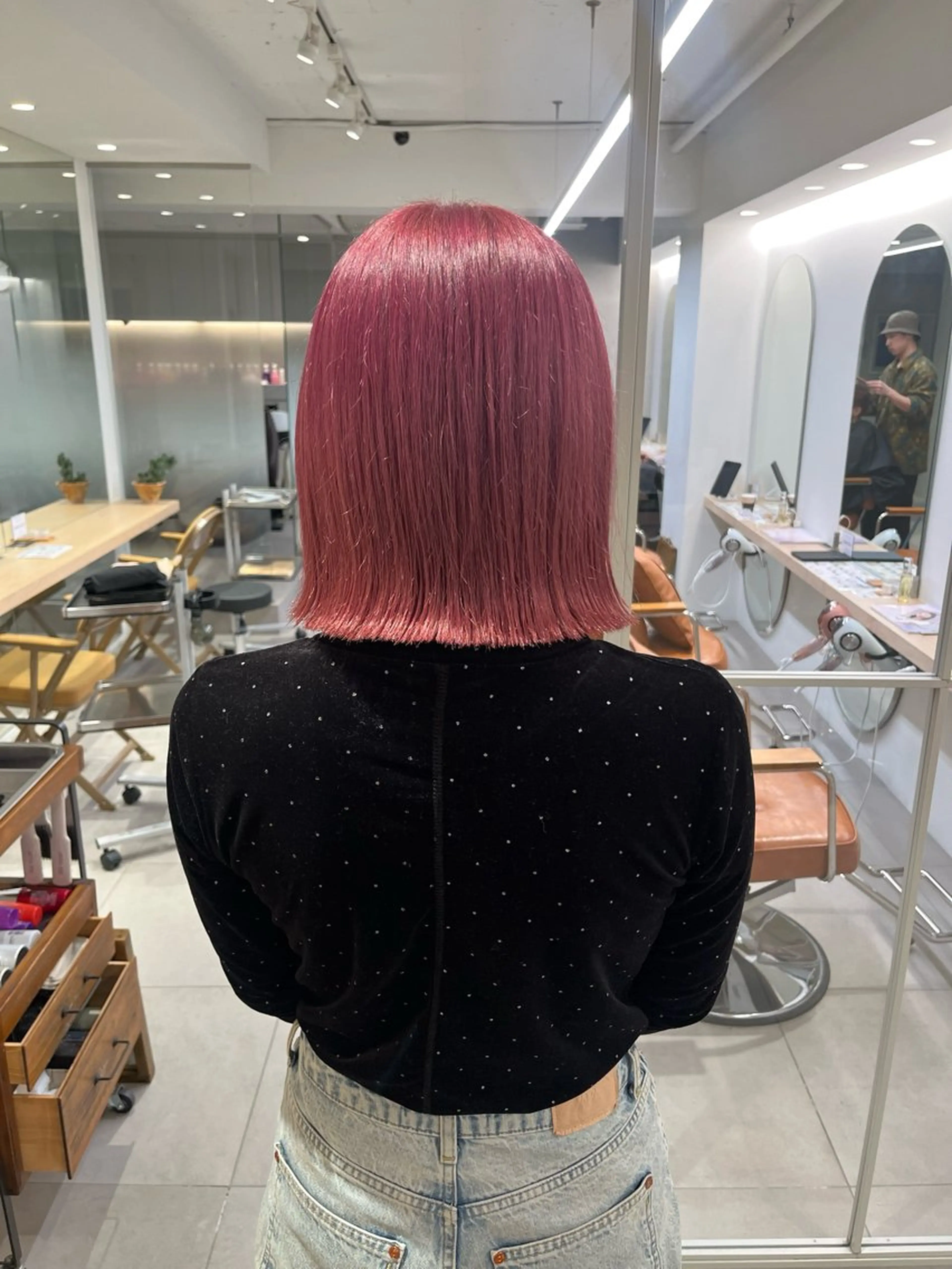 ミディアム カラー お洒落パーマ/ボブ ❄️Tomoka❄️のヘアスタイル