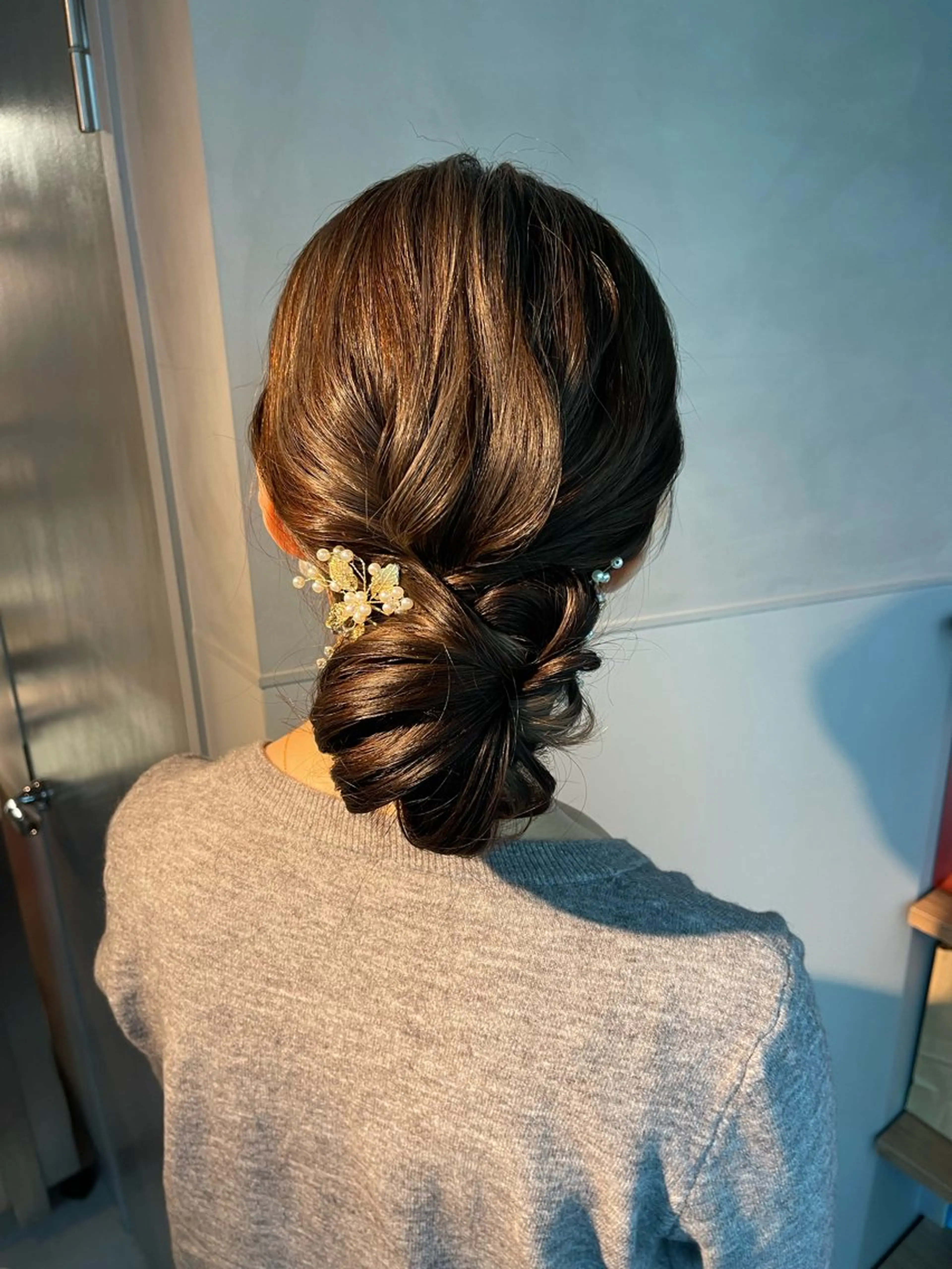 ヘアアレンジ 結婚式・ブライダル 卒業式のヘアスタイル ヘアセット charm《銀座》 ヘアセット/縮毛矯正のヘアスタイル