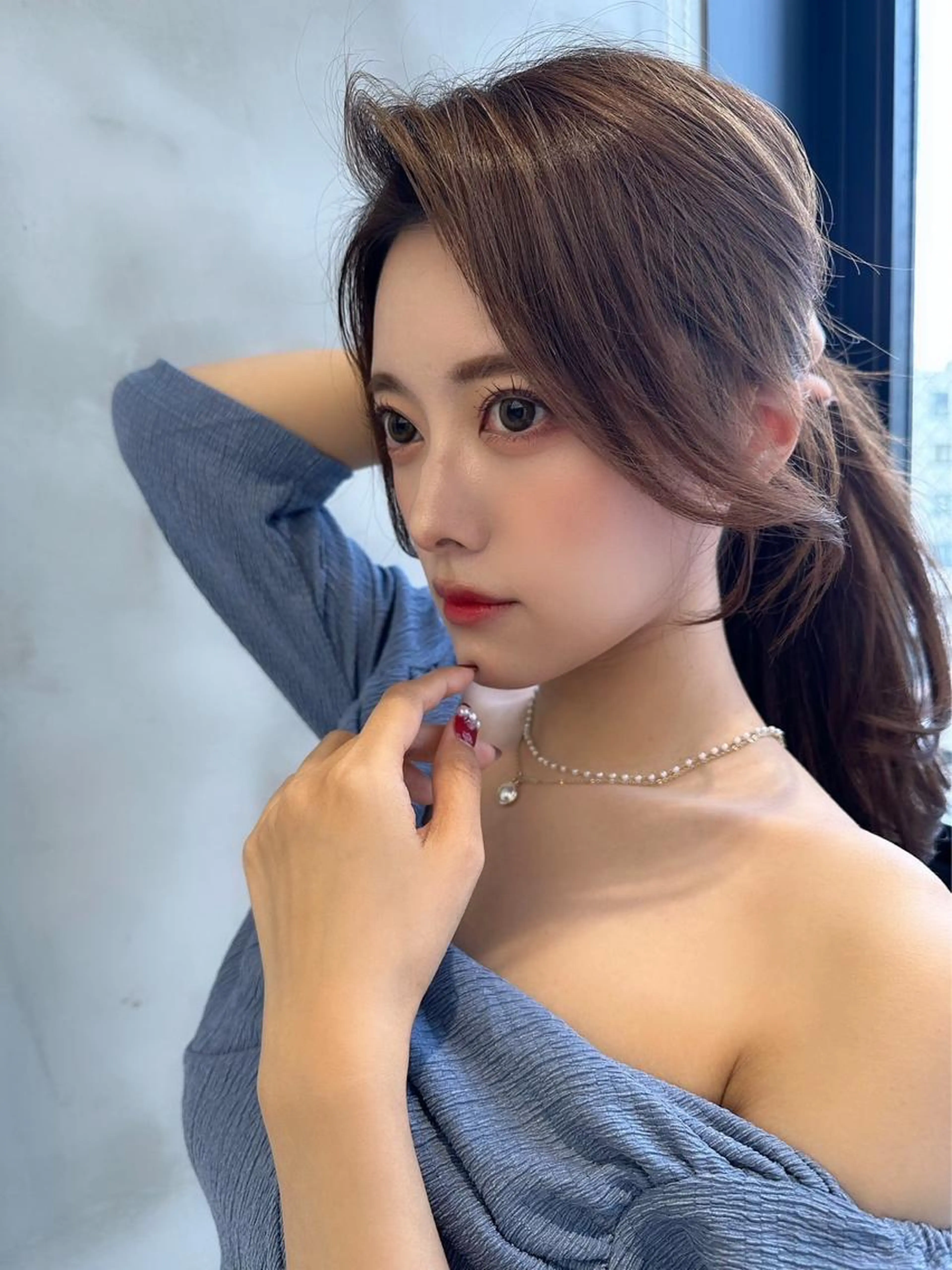 【韓国女子必見】✨韓国風似合わせカット+髪質改善トリートメント+ヨシンモリ巻き💕巻き方伝授します🥰の写真