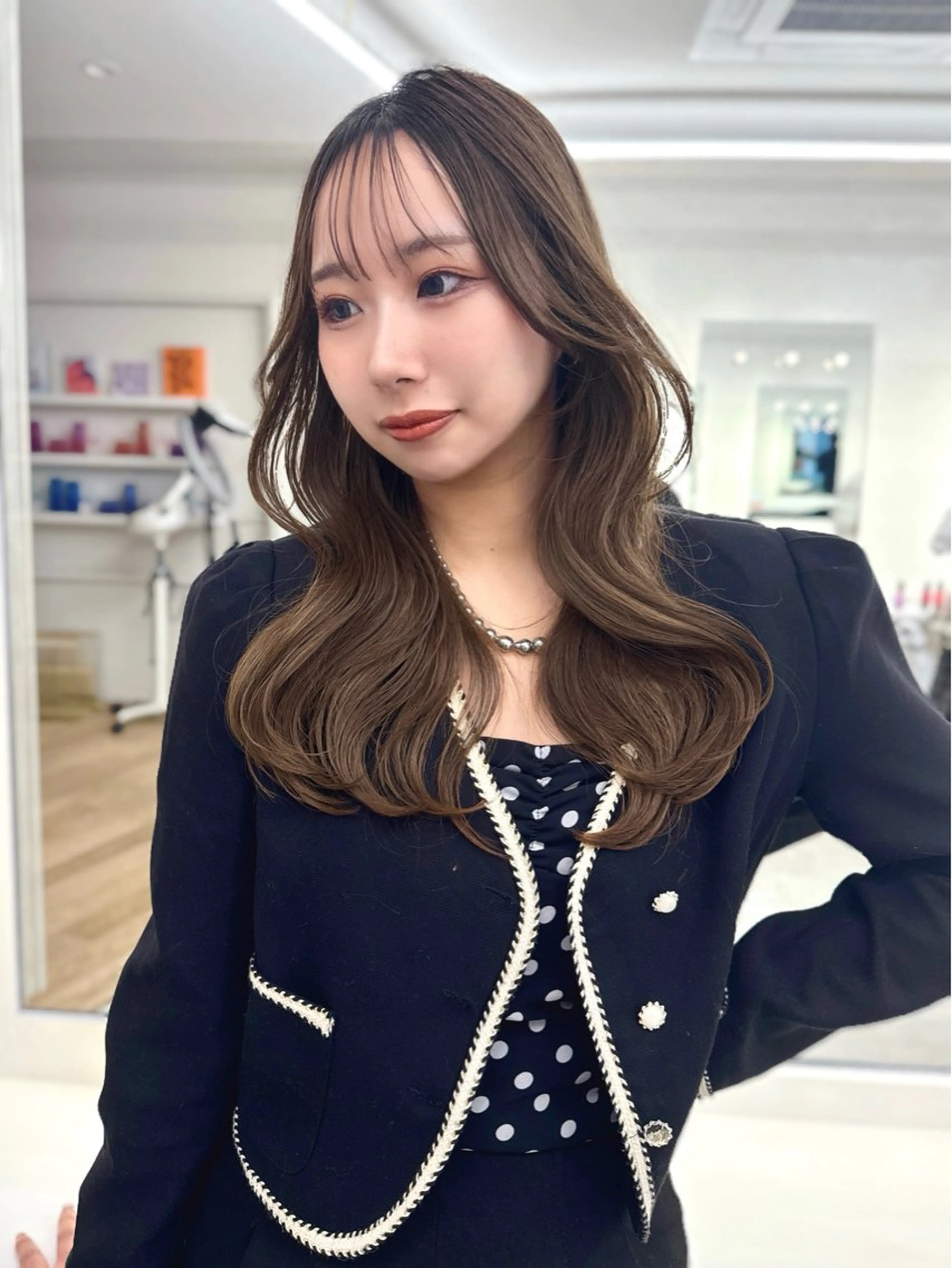 ロング カラー ヘアカラー トリートメント ♡ParveMix NANO♡のヘアスタイル