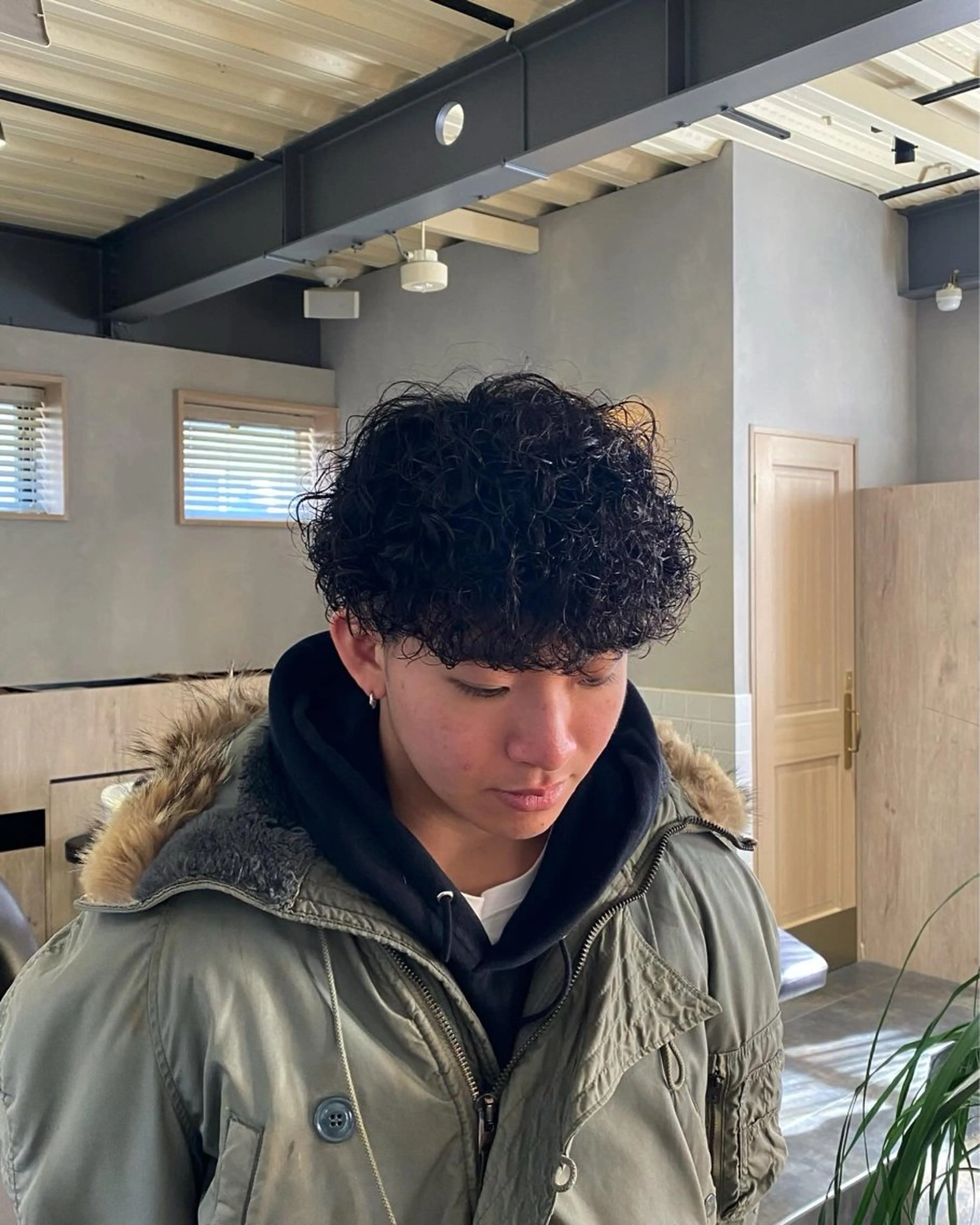 ミディアム ミディアムパーマ 町田 甲陽のヘアスタイル