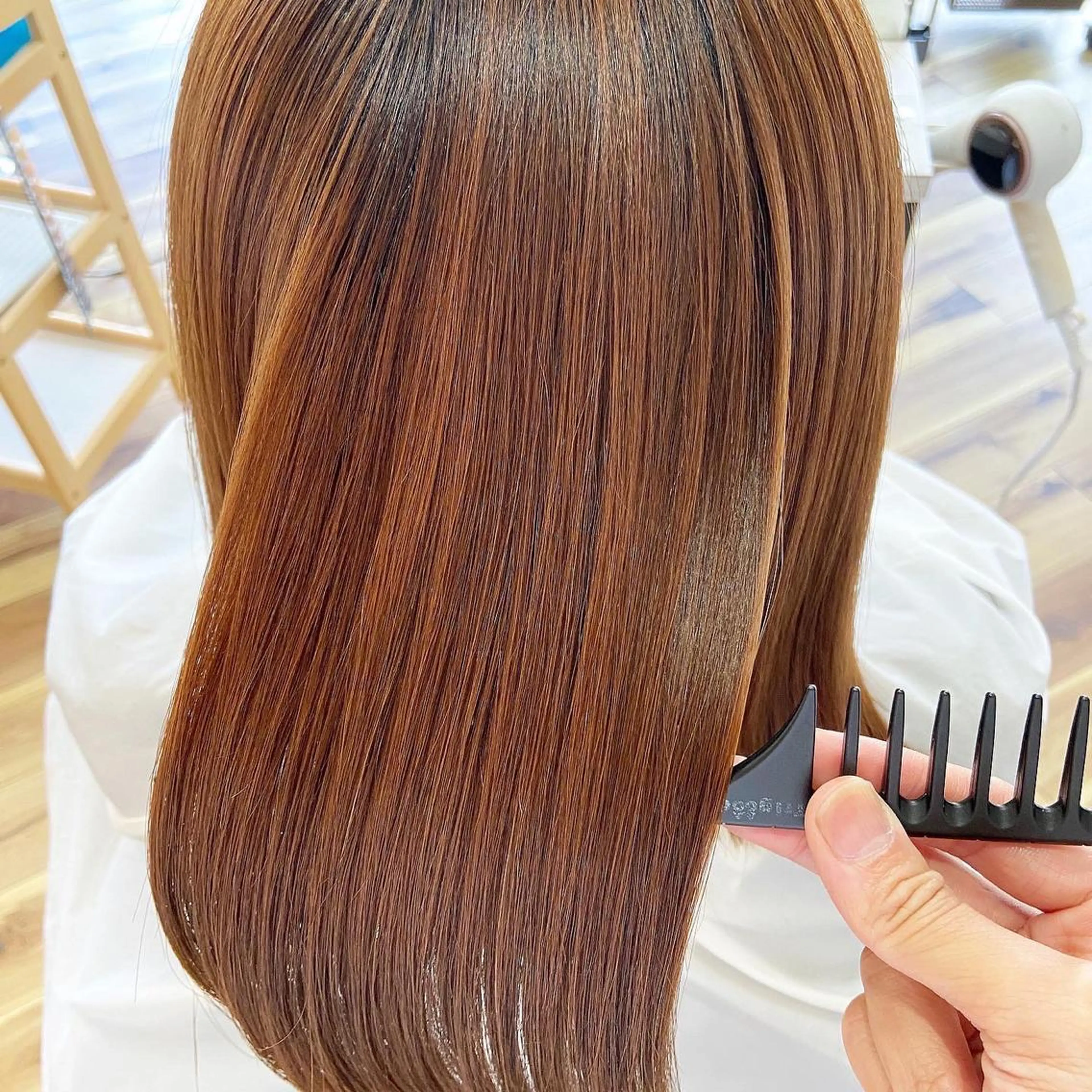 セミロング 岐阜茜部/髪質改善 平田ヒデカズのヘアスタイル