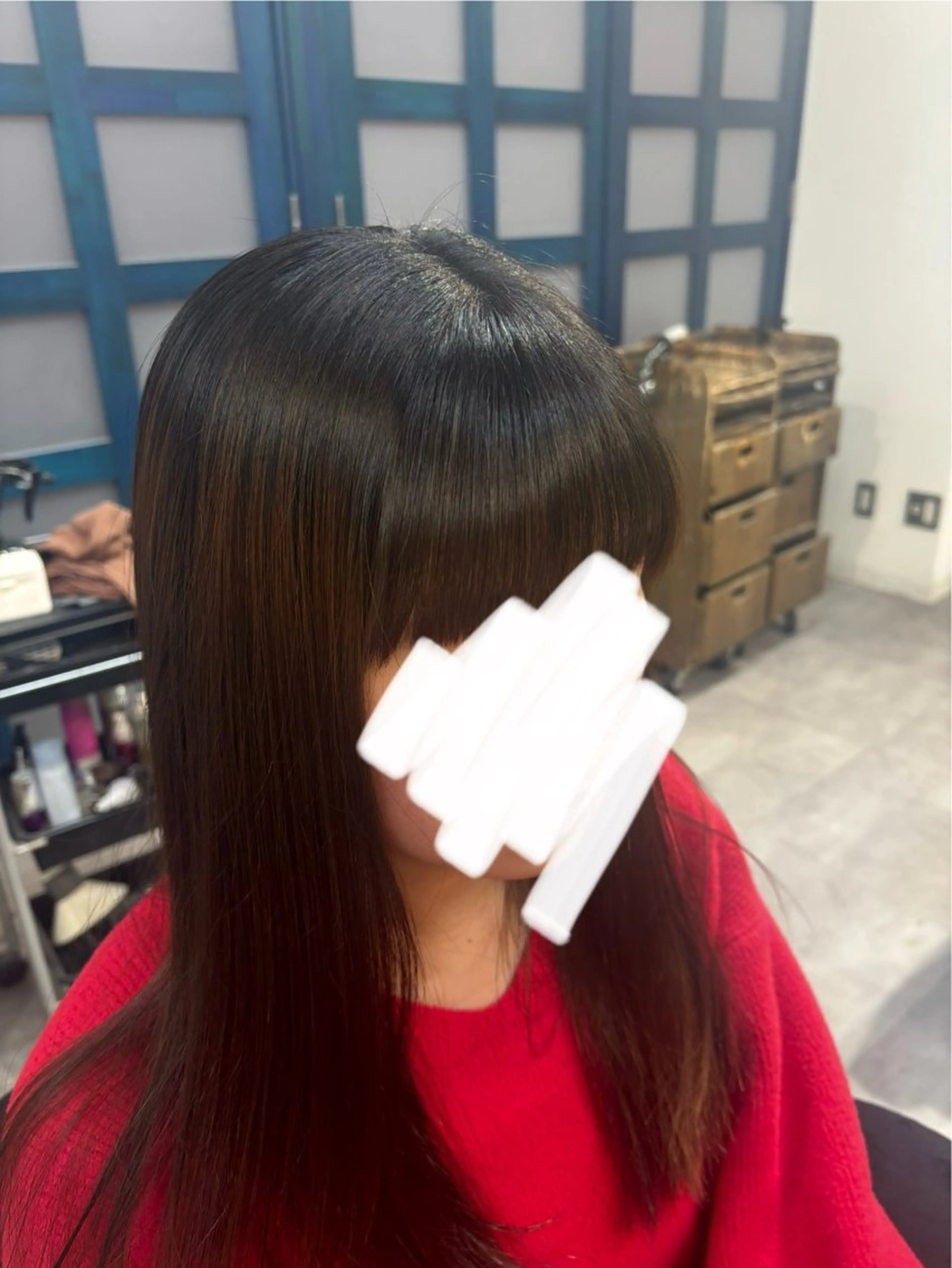 カット 縮毛矯正 田中澪🩵ྀི /giinii横浜のヘアスタイル