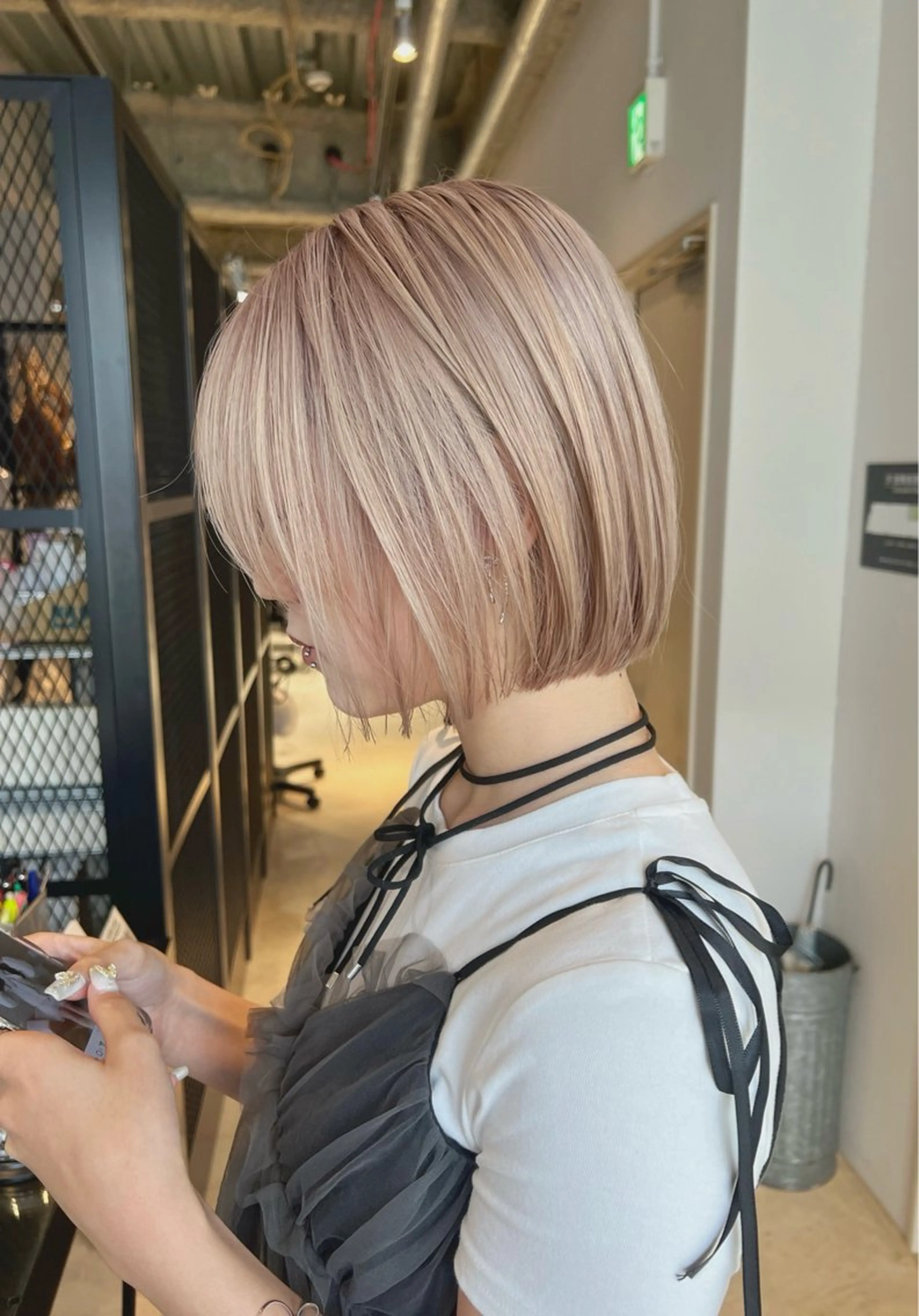 ミディアム カット ヘアカラー 大澤 叶方のヘアスタイル