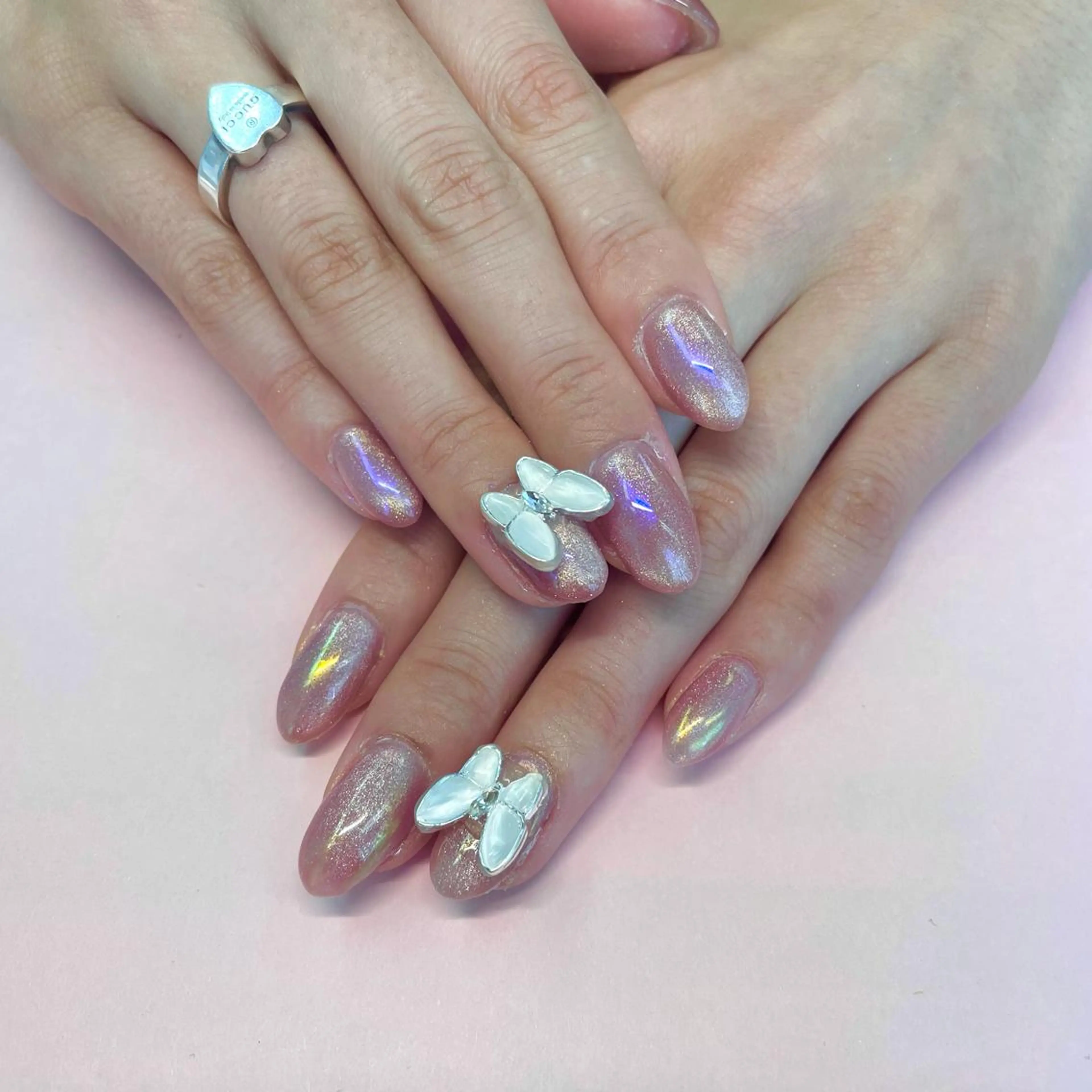 ネイル ハンドネイル 大阪福島韓国束感まつ げ Sayaka🤍のマツエク・マツパデザイン