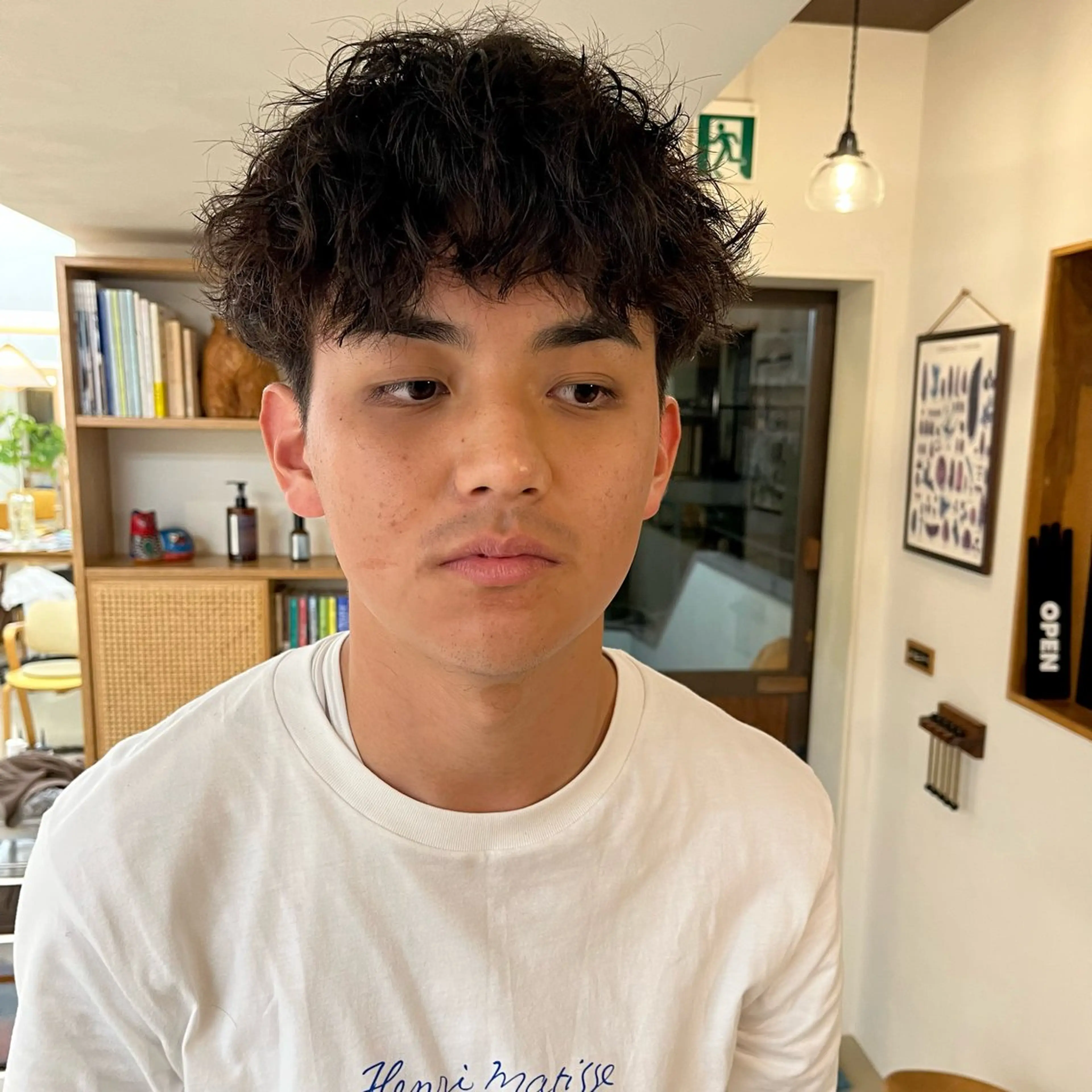 パーマ メンズ 宇野澤 銘のヘアスタイル