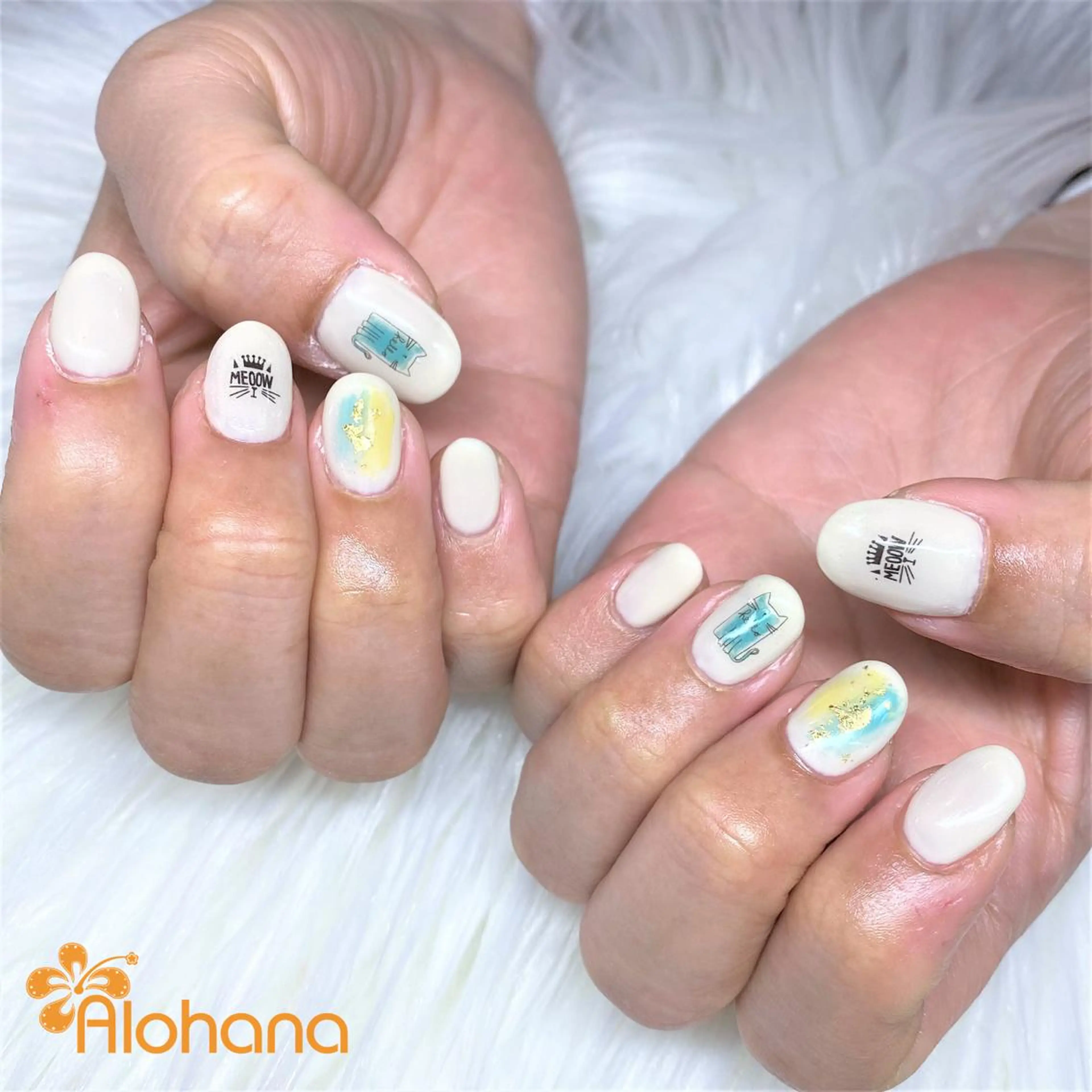 ネイル ハンドネイル Alohana Minaのネイルデザイン