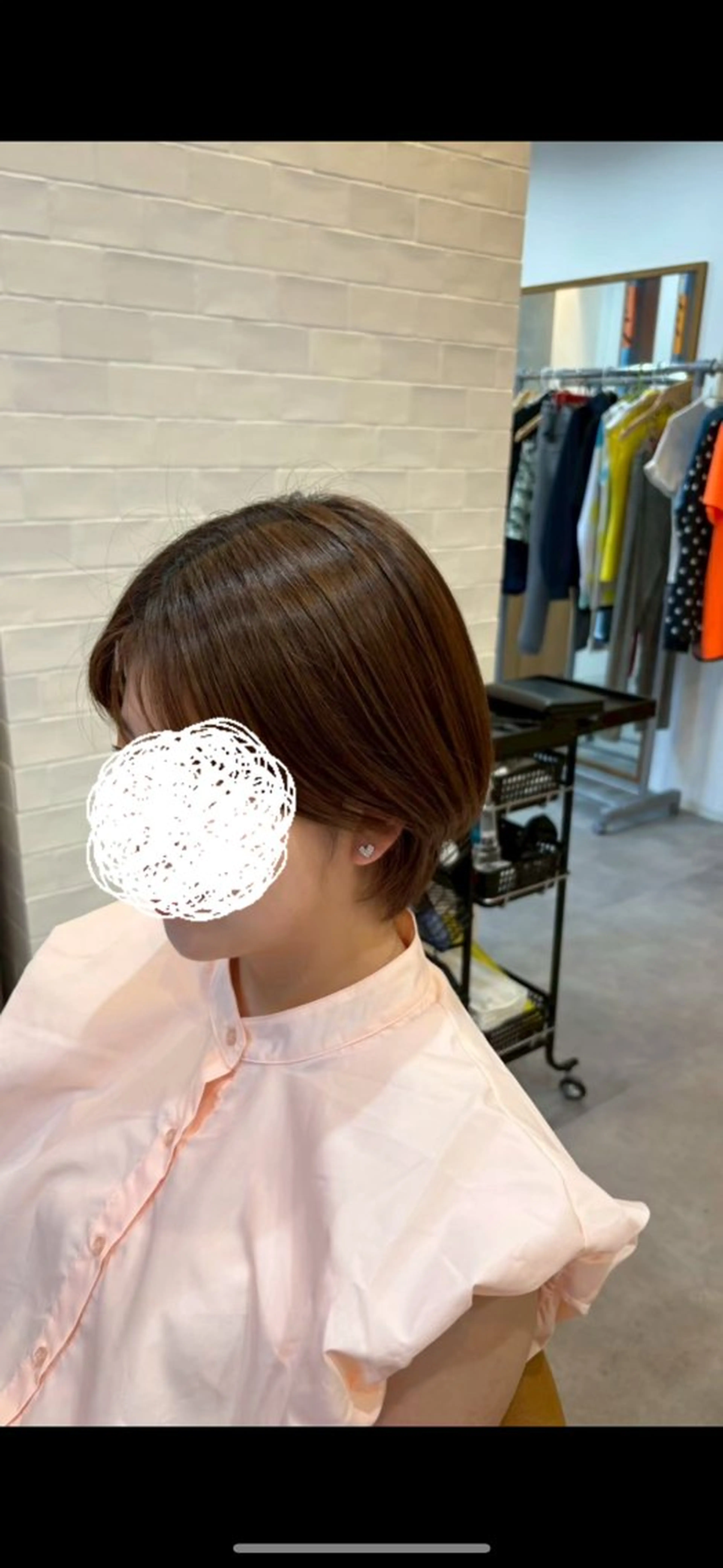 ショート ショートヘア ヤマナカ モネのヘアスタイル
